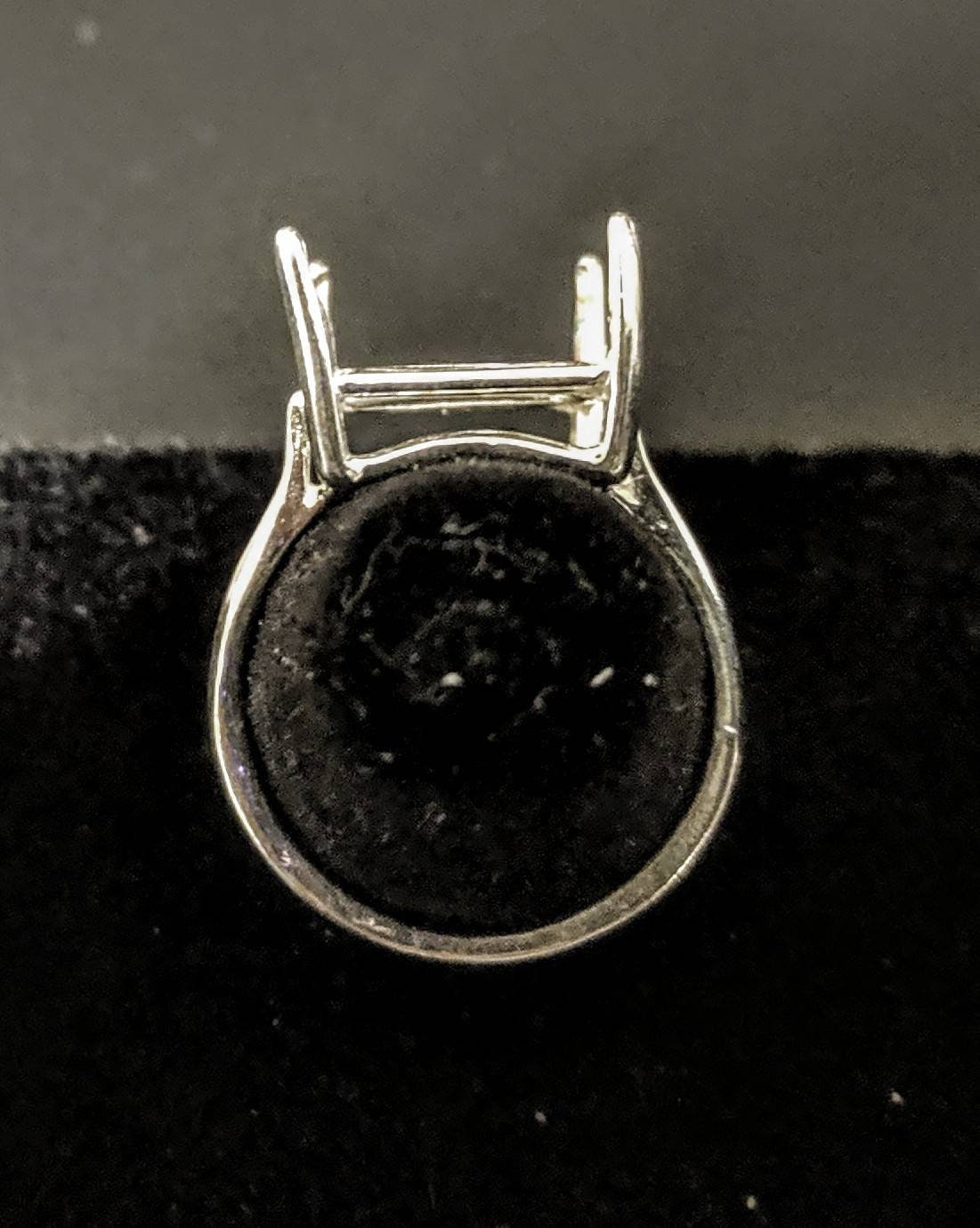 10x8mm & 20x15mm Emerald Cut Pre-Notched Cathedral Ring Setting - Solid Sterling Silver or 14K Gold - Size 7 (163479/143479) - Perfect for Engagement Rings, Wedding Bands & Jewelry Making