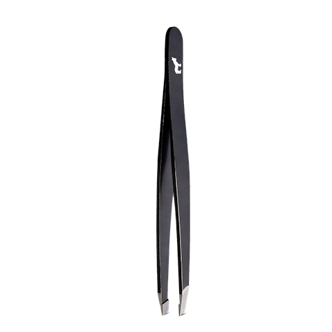 Premium Stainless Steel Tweezers - Professional Slant Tip & Pointed Tweezers for Eyebrows, Splinters & Ingrown Hairs - Perfect for Grooming, First Aid & Beauty Kits