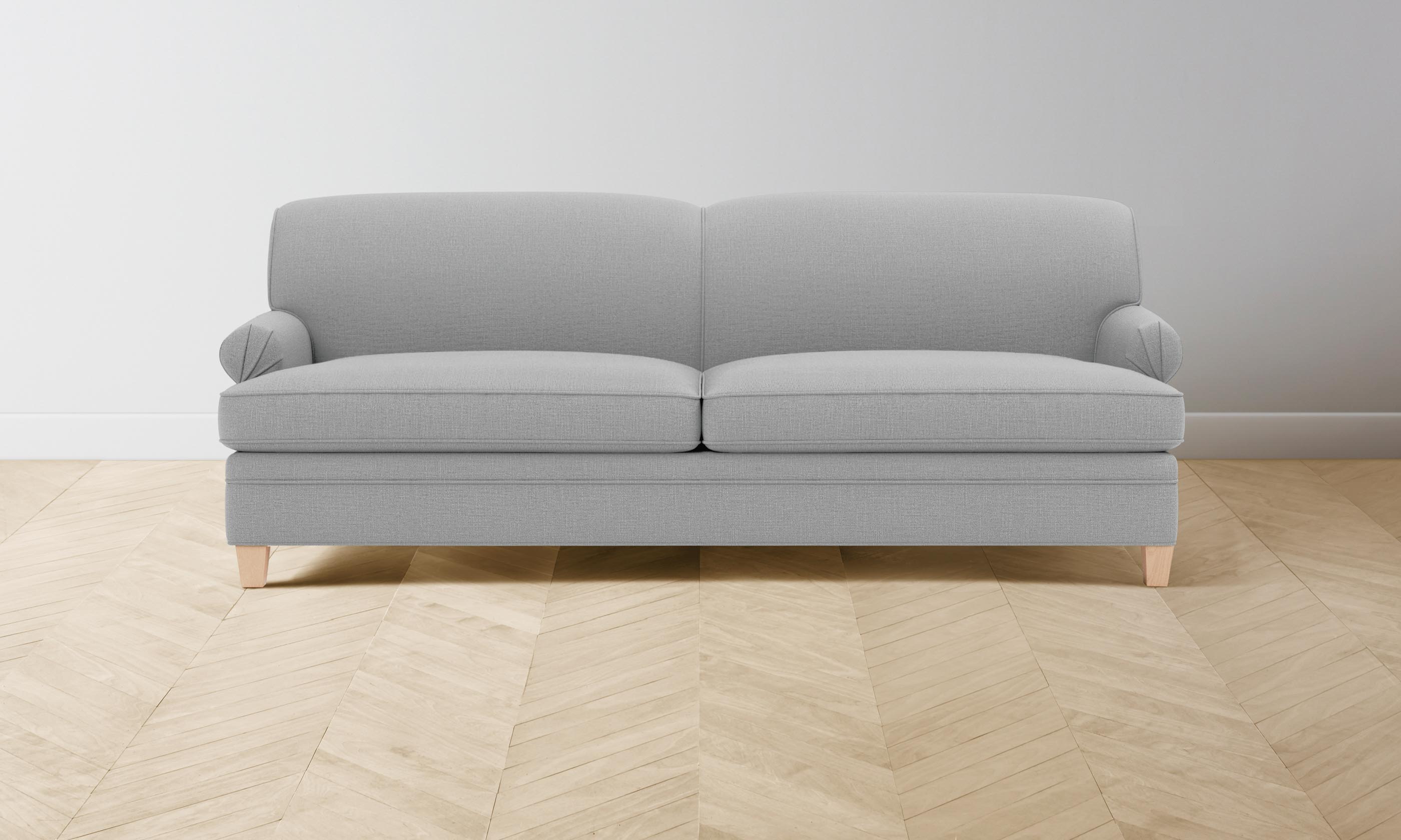Carmine Sofa - Premium Performance Linen Weave Cloud Couch | Modern Comfortable Living Room Furniture for Relaxing & Entertaining