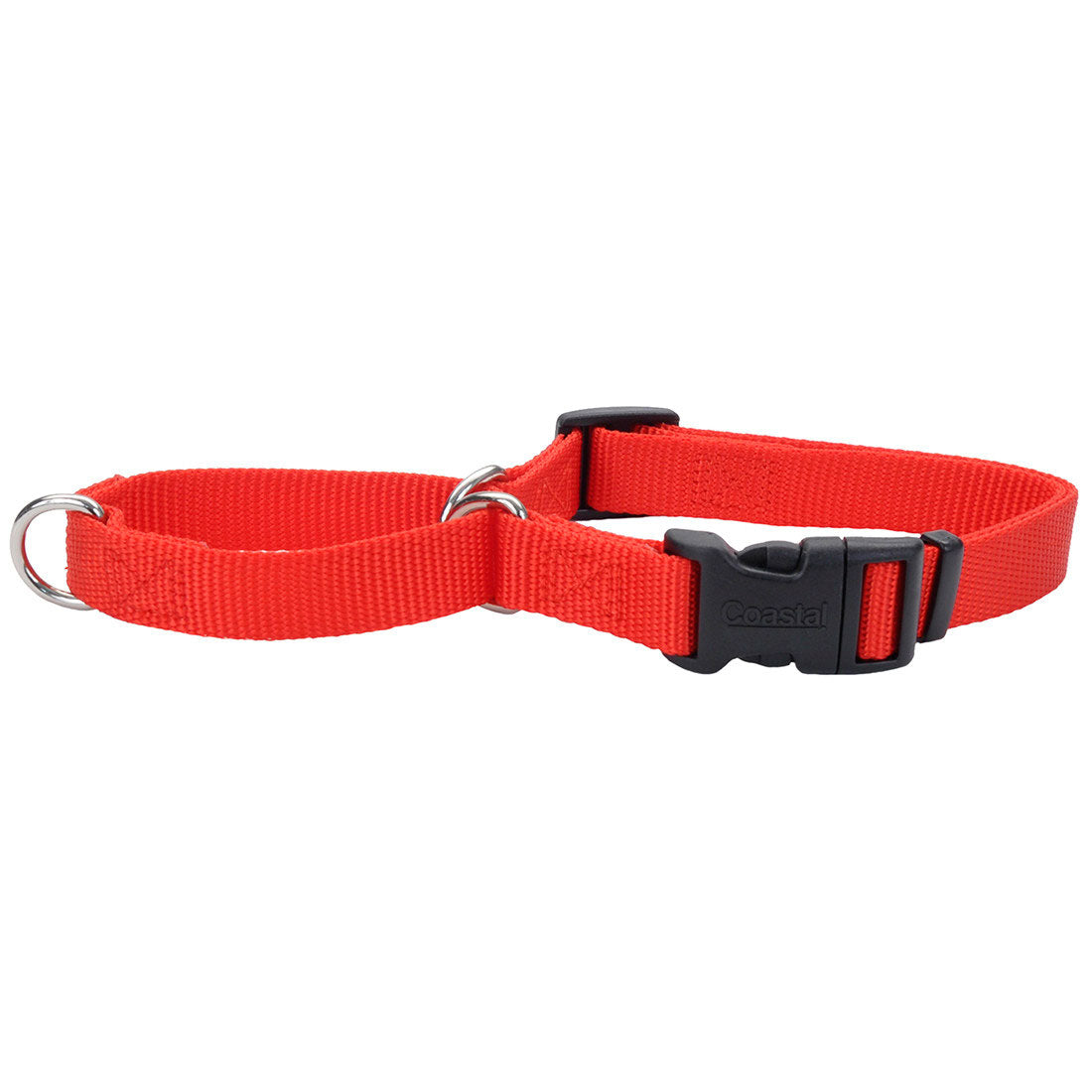 Martingale Adjustable Dog Collar for Training - Red | Secure & Comfortable Pet Collar for Small to Medium Dogs | Perfect for Walking, Hiking & Outdoor Adventures