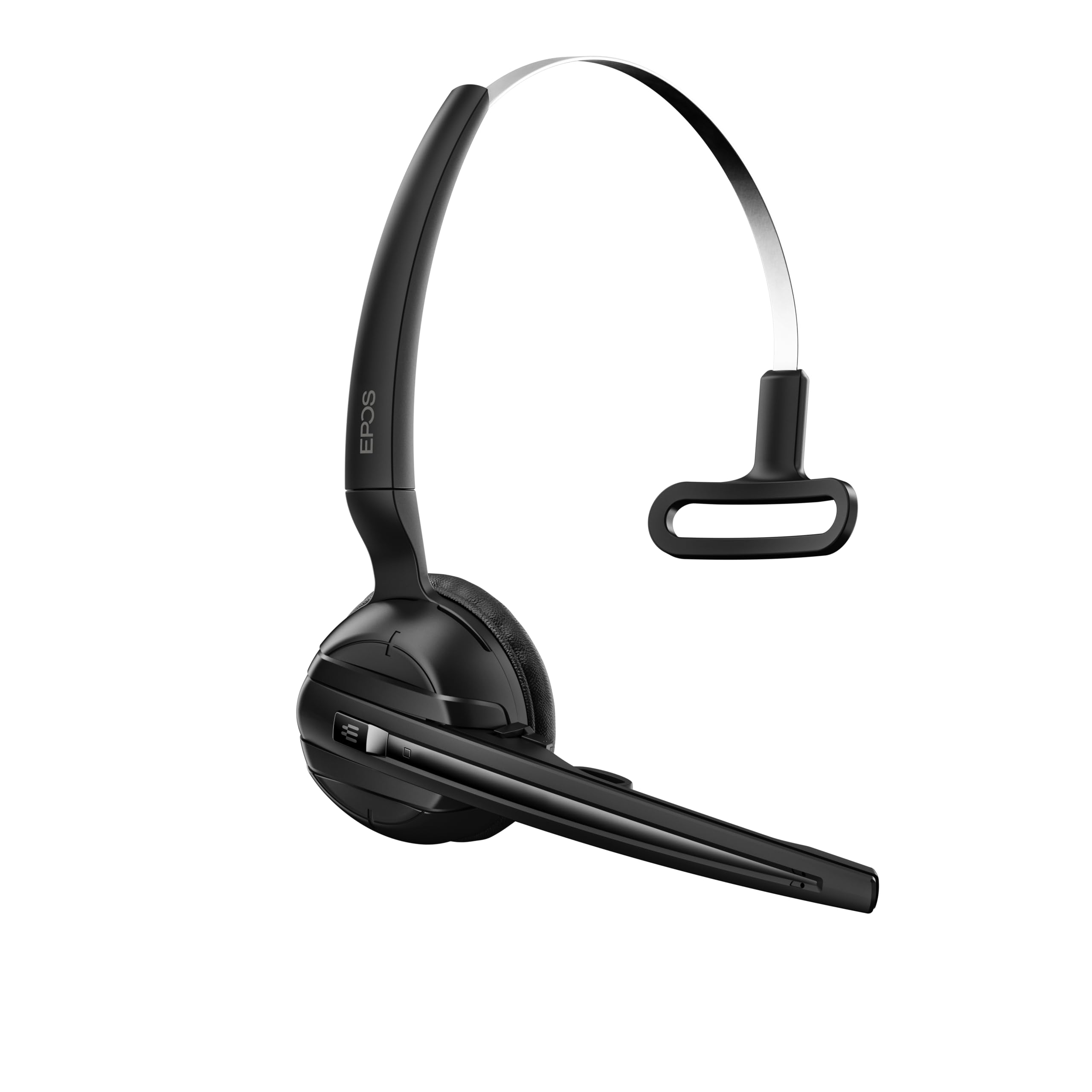 EPOS Impact D10 Wireless DECT Mono Headset for Desk Phones - Noise Cancelling Convertible Earphone with Microphone for Office & Call Centers (Black) | Perfect for Business Professionals & Remote Workers