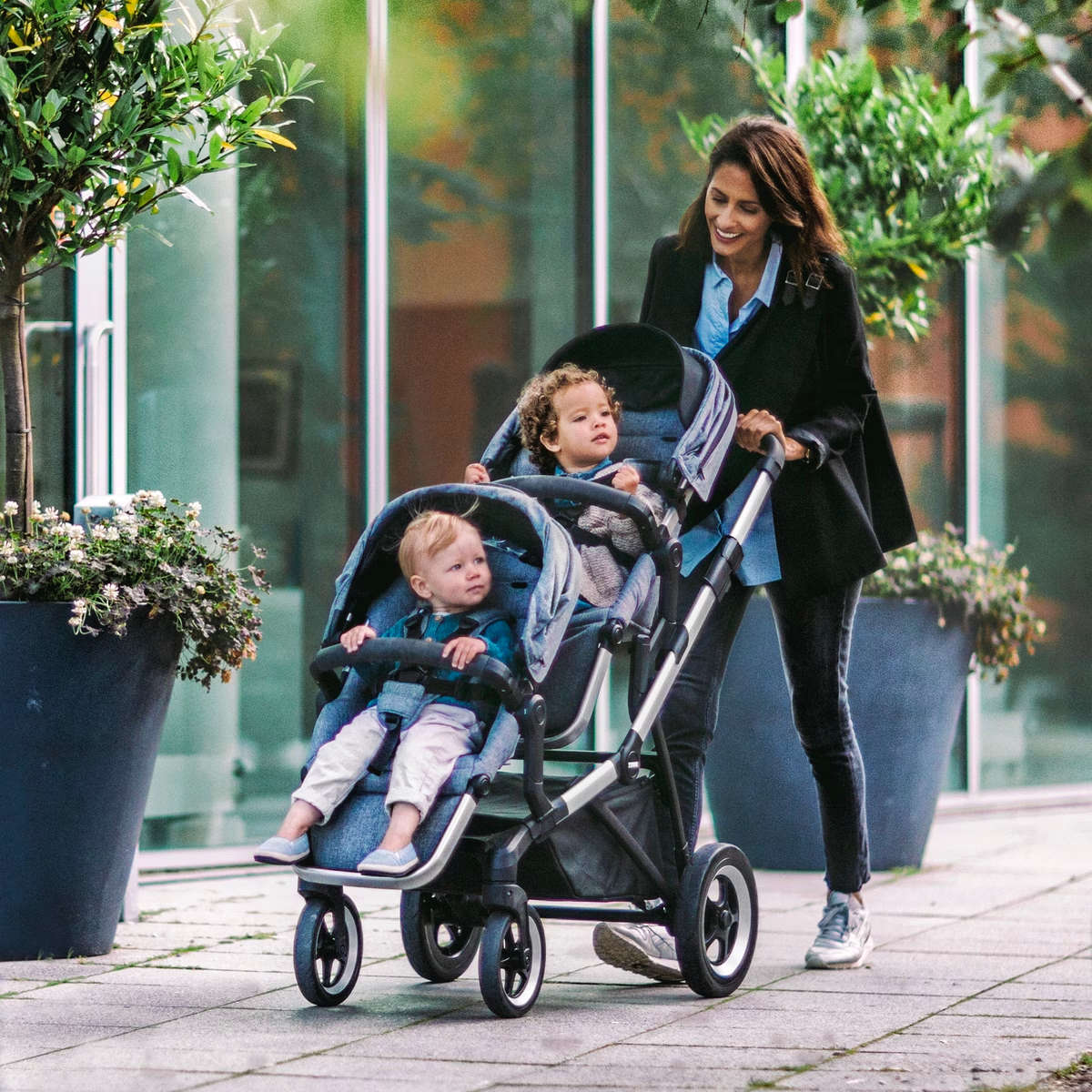 Thule Sleek Sibling Seat - Premium Baby Bike Seat for Safe & Comfortable Rides | Perfect for Cycling with Toddlers, Commuting & Family Outdoor Adventures