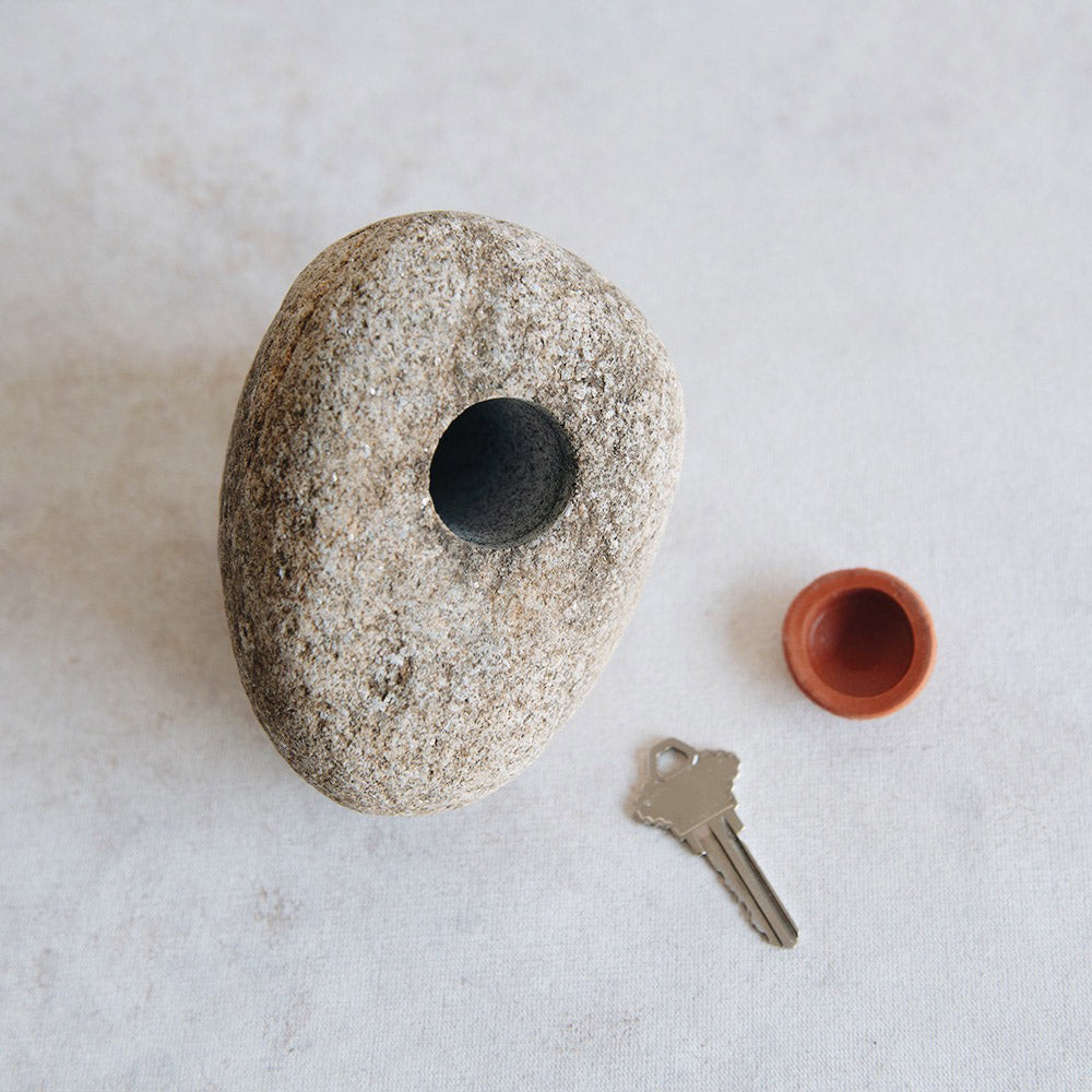 Secret Stone Key Holder - Stylish and Durable Wall Mount Key Organizer for Home & Office - Perfect for Entryway, Kitchen, or Bedroom Organization