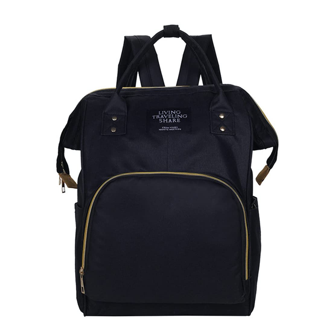Mecllis Waterproof Diaper Backpack - Multi-Function Baby Nappy Bag for Travel, Casual Use & Everyday Essentials | Perfect for Moms on the Go (Black)