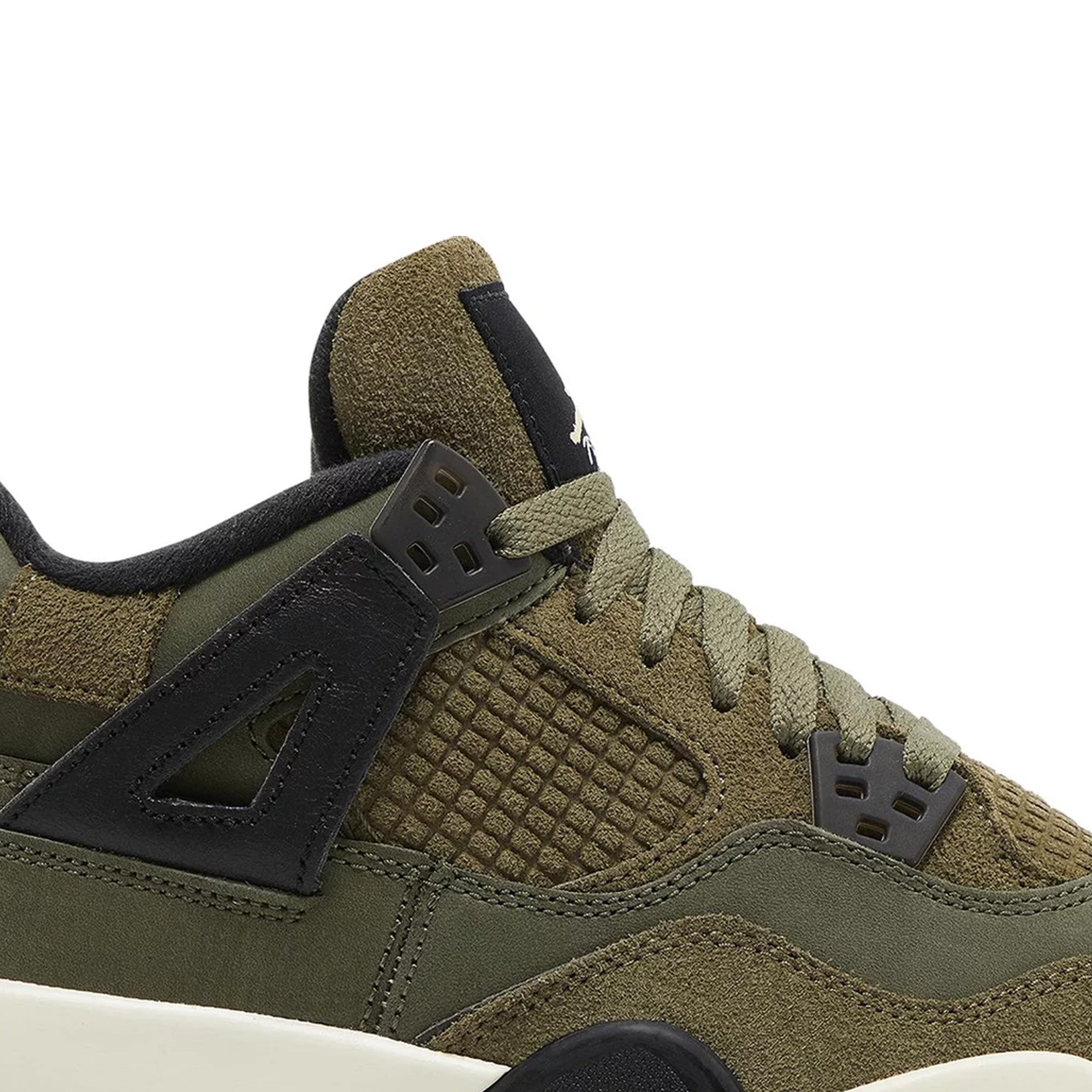 Air Jordan 4 Retro SE 'Craft Medium Olive' GS Sneakers (2023) - Basketball Shoes for Women & Girls - Perfect for Streetwear & Casual Fashion
