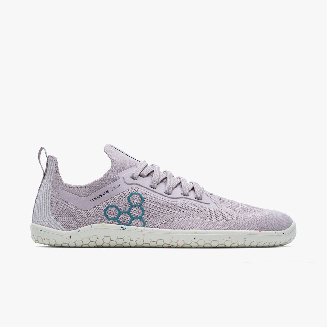 Vivobarefoot Women's Primus Lite Knit Barefoot Shoes - Violet Ice | Lightweight & Flexible for Running, Yoga & Everyday Wear