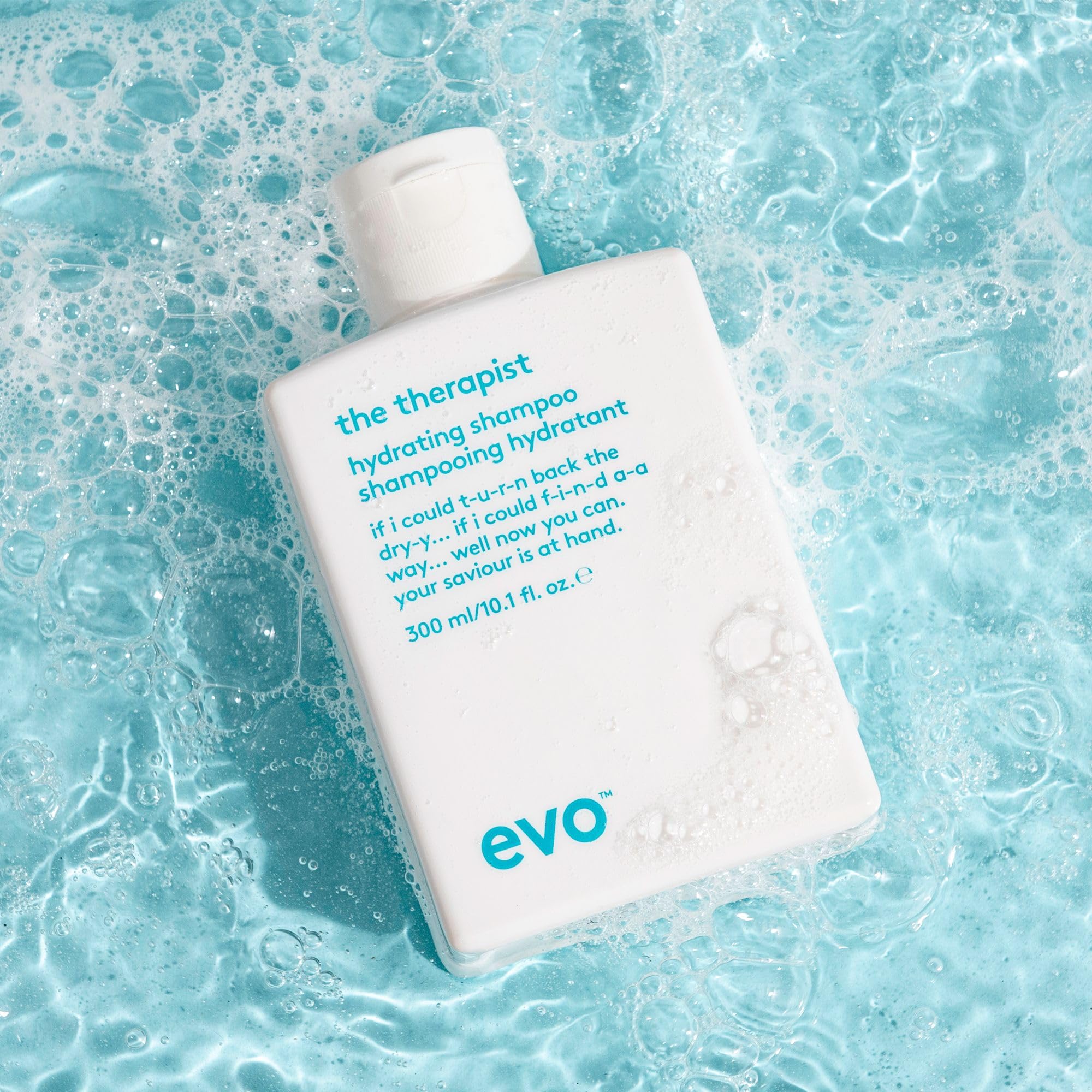 EVO The Therapist Hydrating Hair Care Bundle - Hydrating Shampoo & Conditioner Set with Cuticle Sealer for Dry, Damaged Hair | Salon-Quality Moisturizing Treatment for Frizzy, Color-Treated Hair at Home