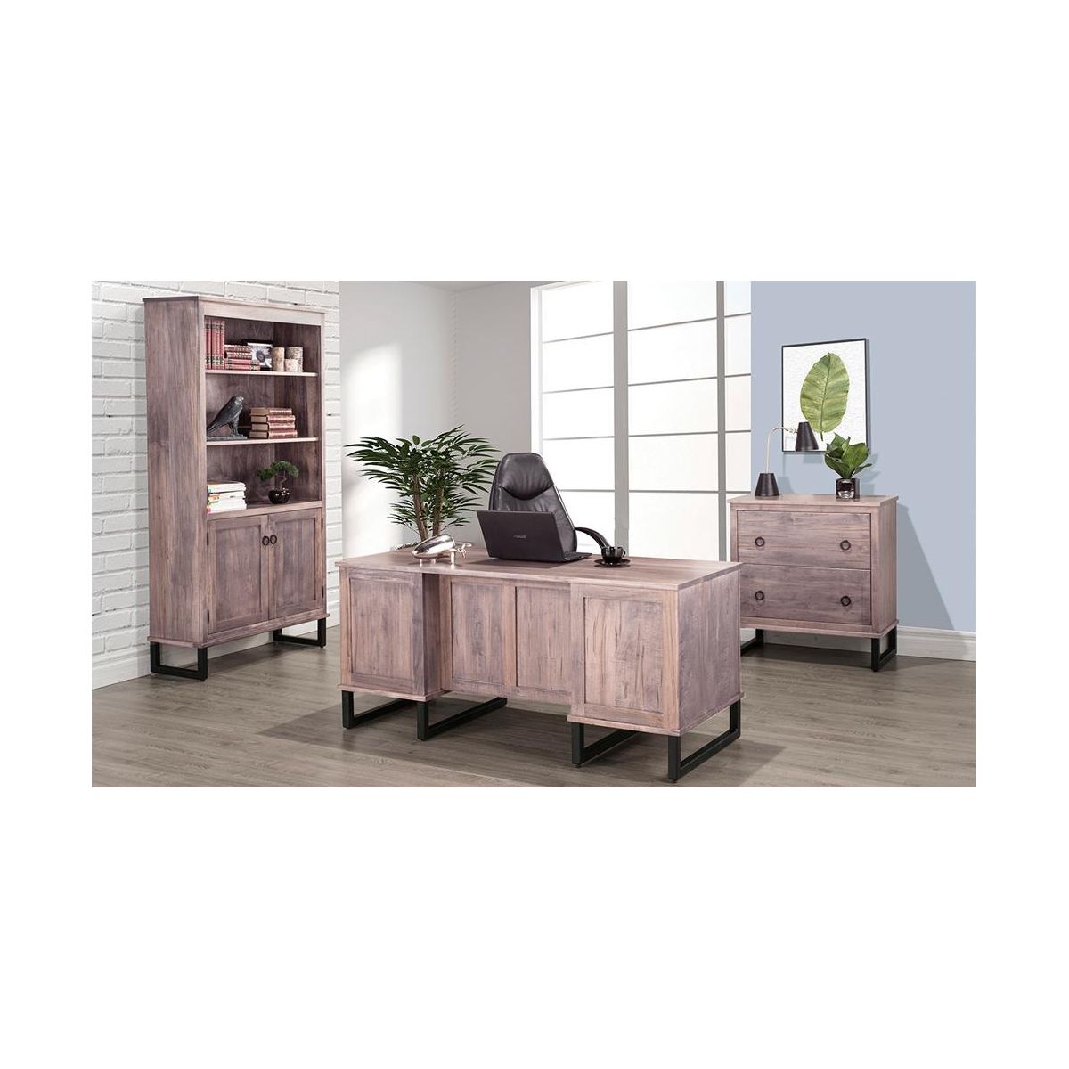 Metal File Cabinet with Lock - 2 Drawer Office Storage for Documents & Folders - Perfect for Home, Office, or School Organization