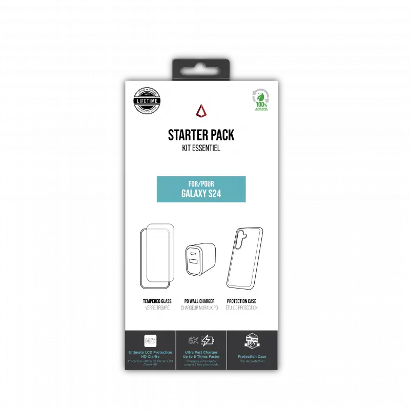 LBT Tuff8 Accessory Bundle for Samsung Galaxy S24+ - Durable Phone Case, Screen Protector & Stylus Pen - Perfect for Outdoor Adventures, Work & Daily Use