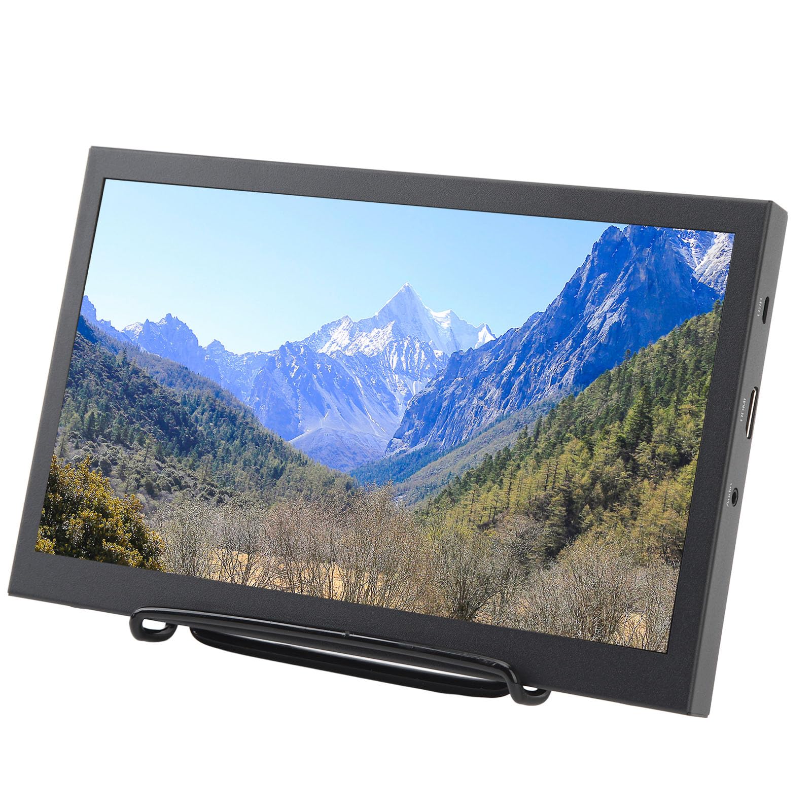 Fabater 10.1 Inch Portable Monitor - HD HDMI USB C External Display, 1024x768 Travel Second Screen with Dual Speakers for Laptop, PC, Phone, Mac, Xbox - Ideal for Gaming, Work, and Entertainment on the Go