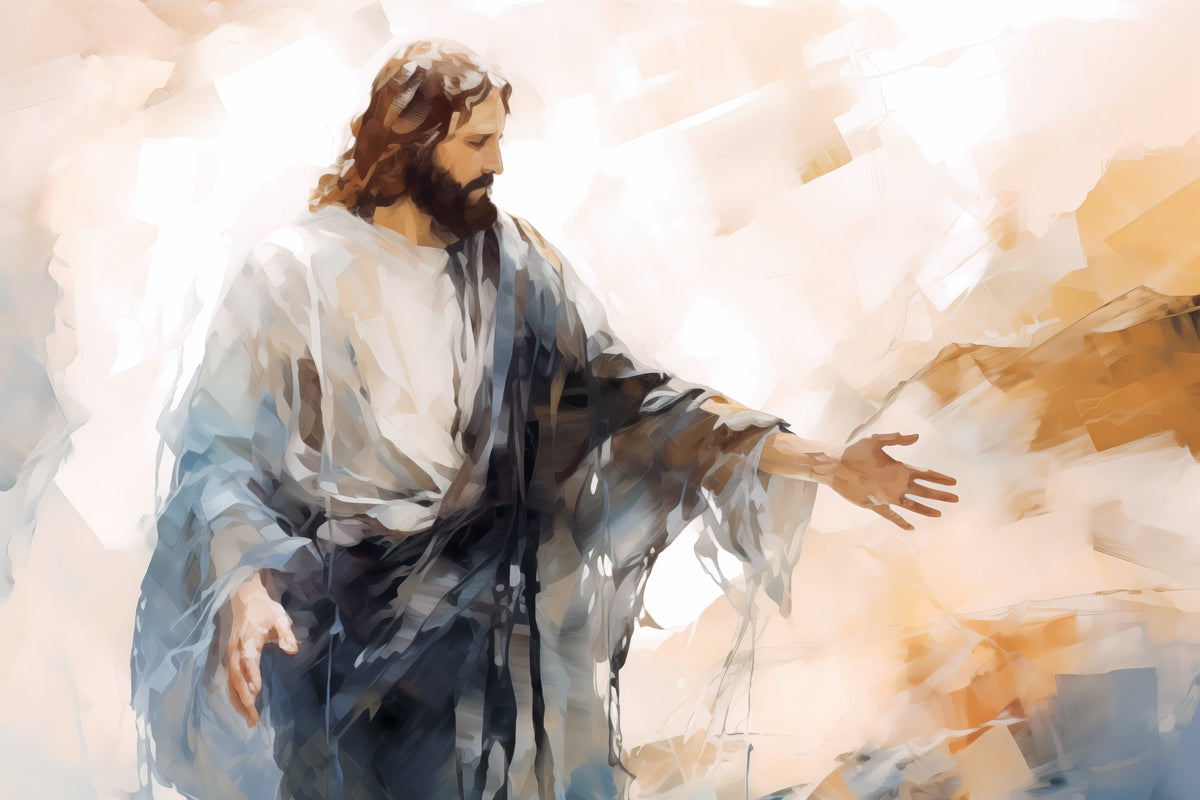 Come Unto Me By Gabriel Heaton - Inspirational Christian Wall Art for Home & Church Decor | Perfect for Living Room, Bedroom & Office