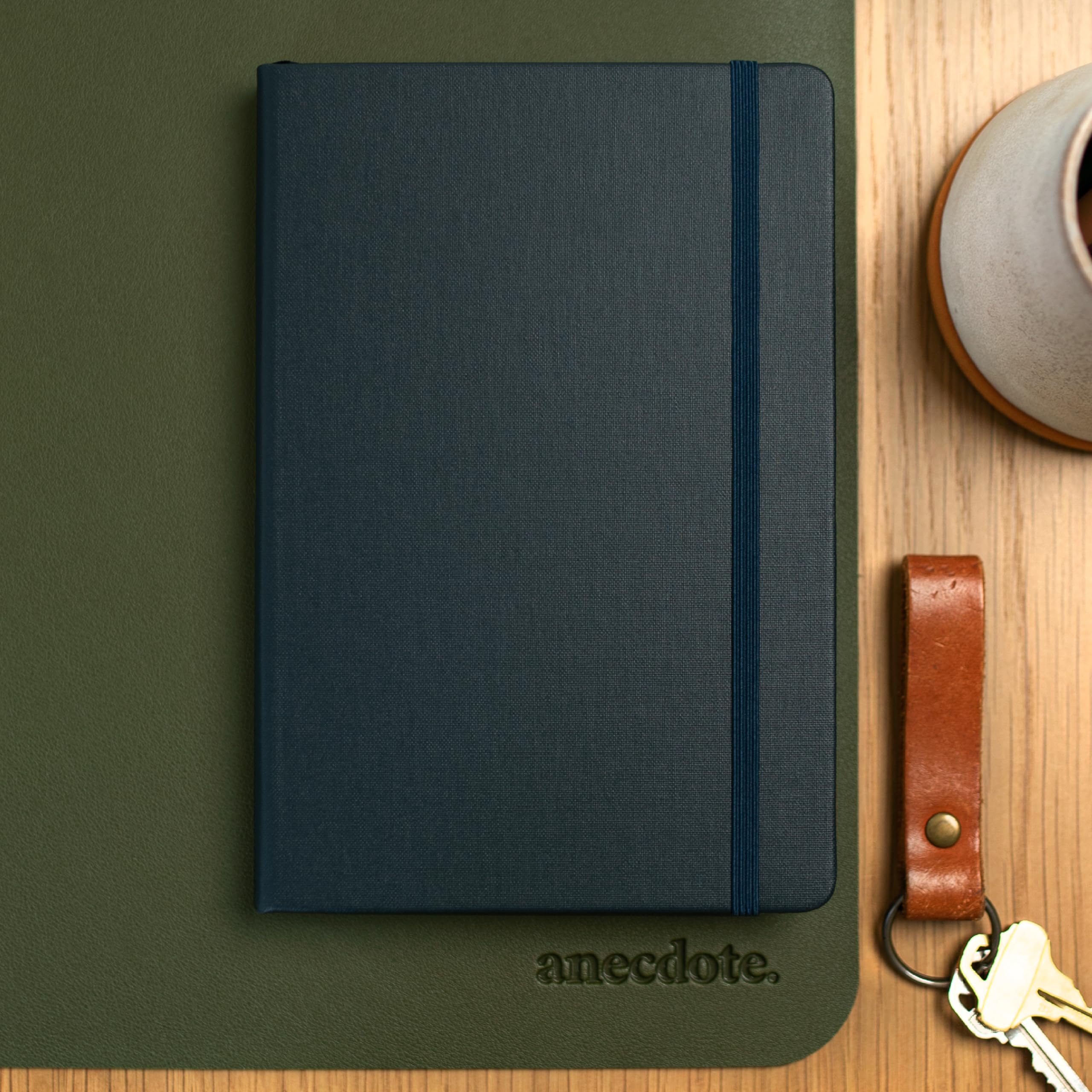 2025-2026 Anecdote Planner - Monthly Weekly Daily Goal Setting Organizer | A5 Hardcover Productivity Journal | Perfect for Work, School & Personal Success Planning | Ink Blue Design