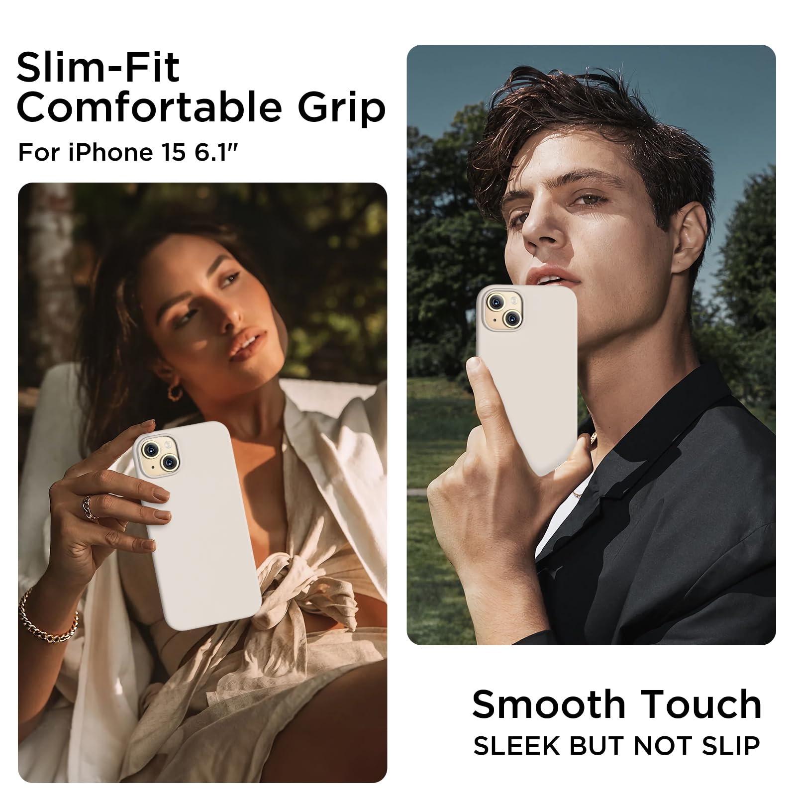 Premium Liquid Silicone Case for iPhone 15 (6.1