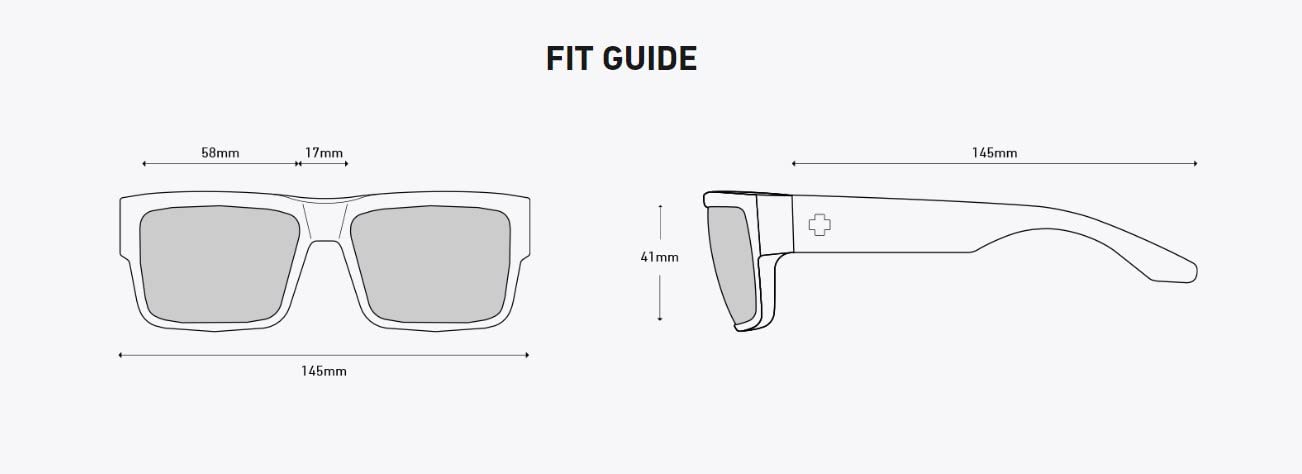 Spy Cyrus Polarized Sunglasses - Soft Matte Dark Gray Frame with Happy Lens + Hard Case | UV Protection for Driving, Fishing & Outdoor Activities