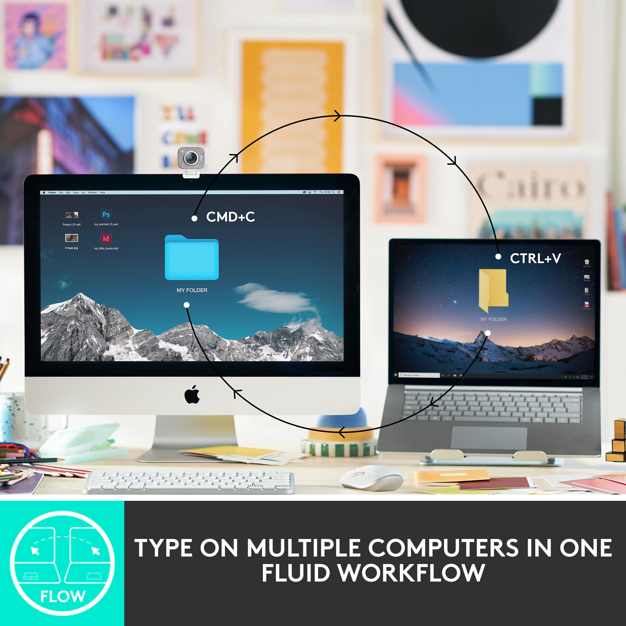Logitech MX Keys Mini Wireless Bluetooth Keyboard - Compact Backlit Illuminated Design, USB-C Charging, Compatible with macOS, Windows, iOS, Android & Linux - Graphite Metal Build for Home Office, Gaming & Productivity