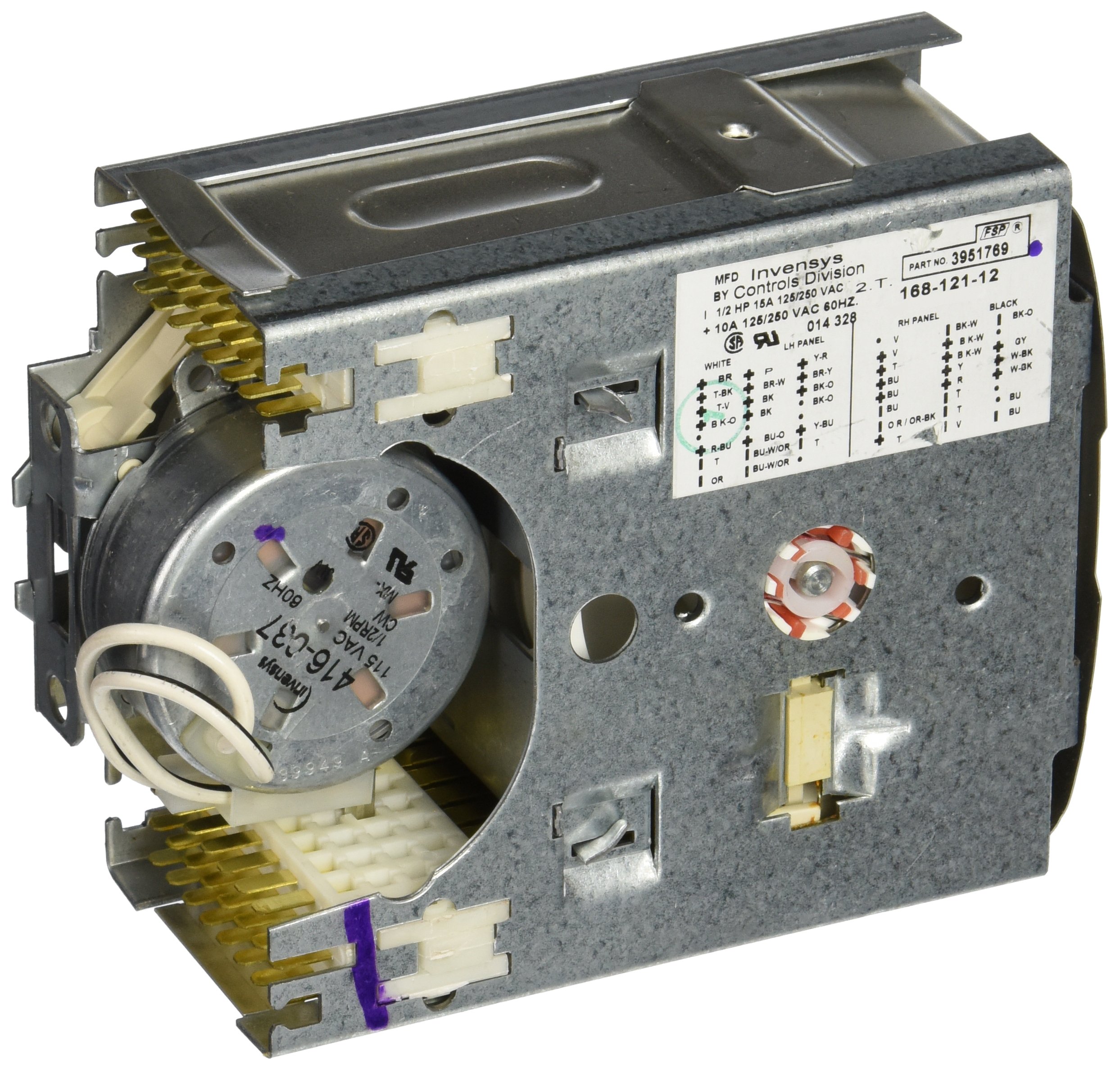 Whirlpool WP3951769 Washer Timer Replacement Part - Compatible with Various Models - Perfect for Laundry Room Repairs & Appliance Maintenance
