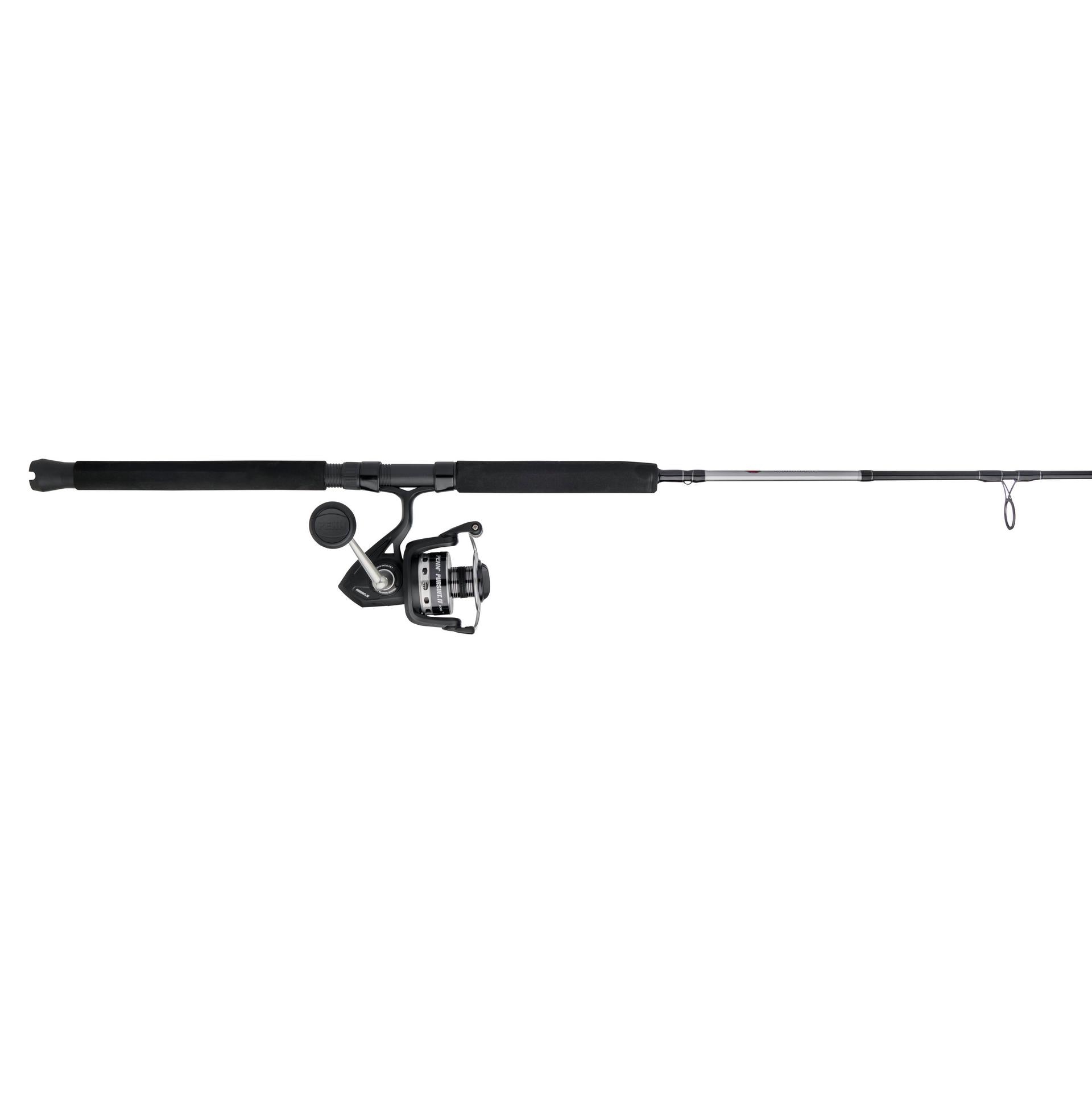 Pursuit® IV Spinning Rod and Reel Combo - Lightweight Fishing Rod with Smooth Reel for Freshwater and Saltwater Fishing - Perfect for Bass, Trout, and Inshore Fishing Trips