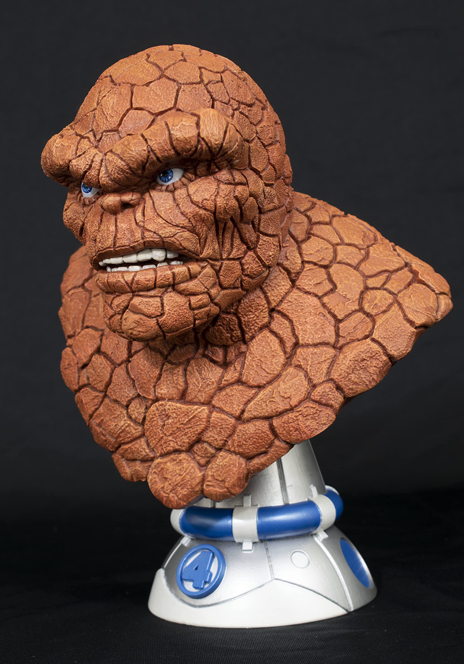 Marvel The Thing 1:2 Scale Bust - Diamond Select Toys 10-Inch 3D Collectible Statue for Comic Fans & Home Decor | Perfect for Display in Offices, Gaming Rooms & Marvel Collections