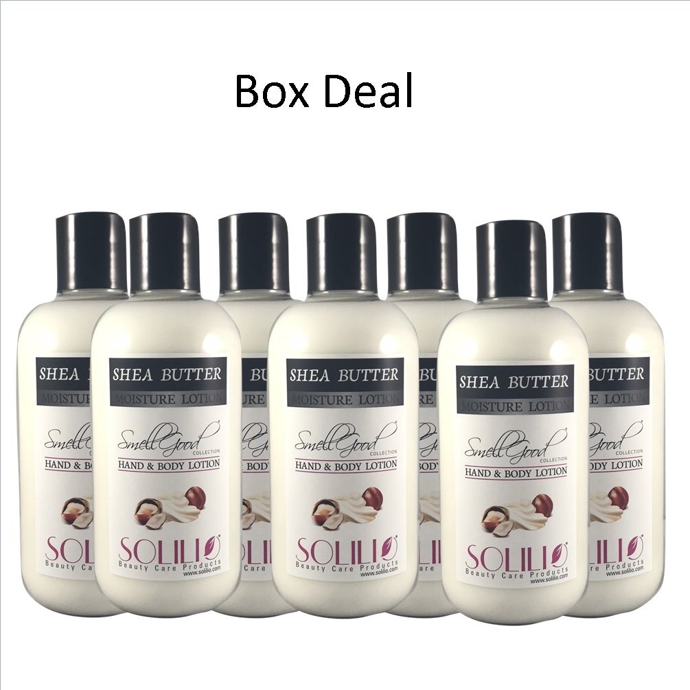 Organic Shea Butter Hand & Body Lotion - 8oz (35 Pack) | Deep Hydration for Dry Skin | Perfect for Winter Care, Massage & Daily Moisturizing