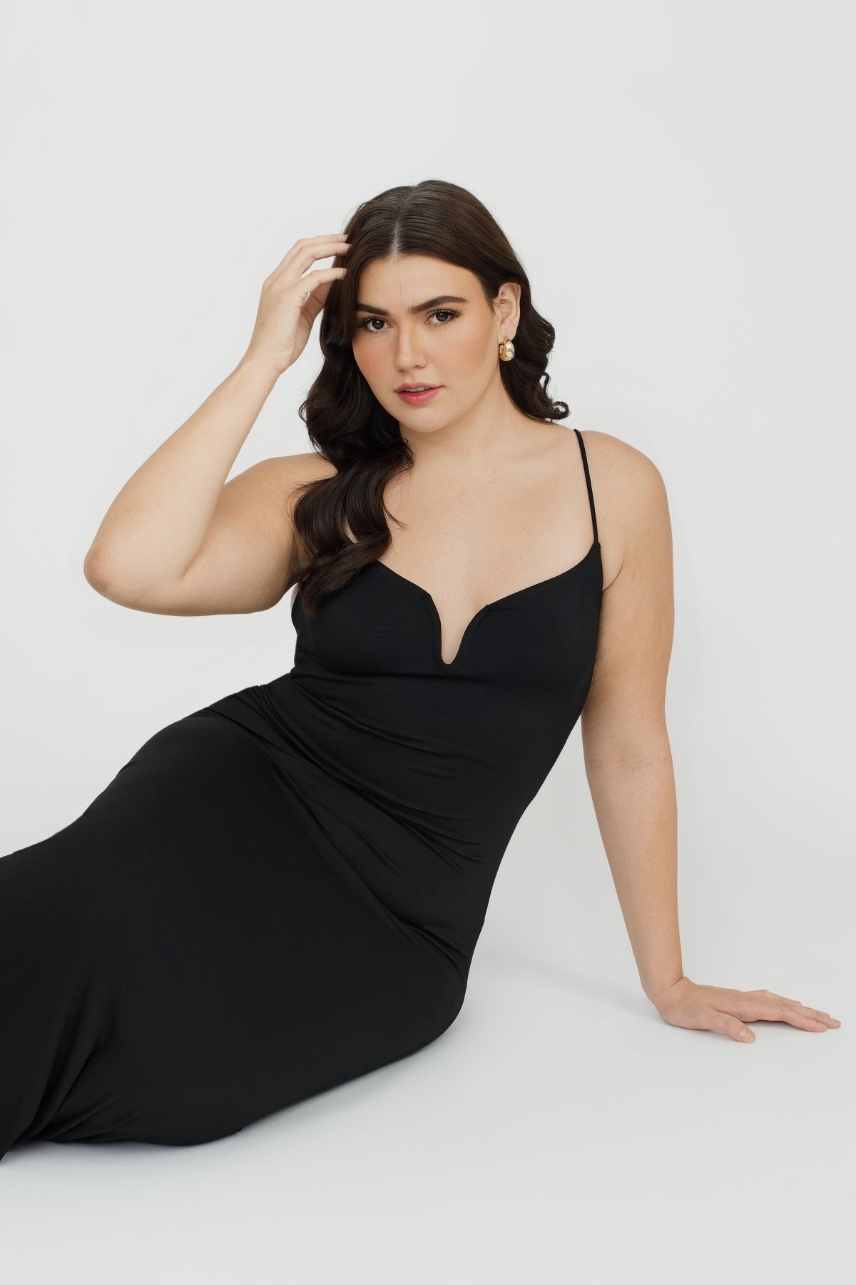 Stylish Black Koa Maxi Dress for Women - Elegant Long Flowy Summer Dress for Beach, Vacation & Casual Outings