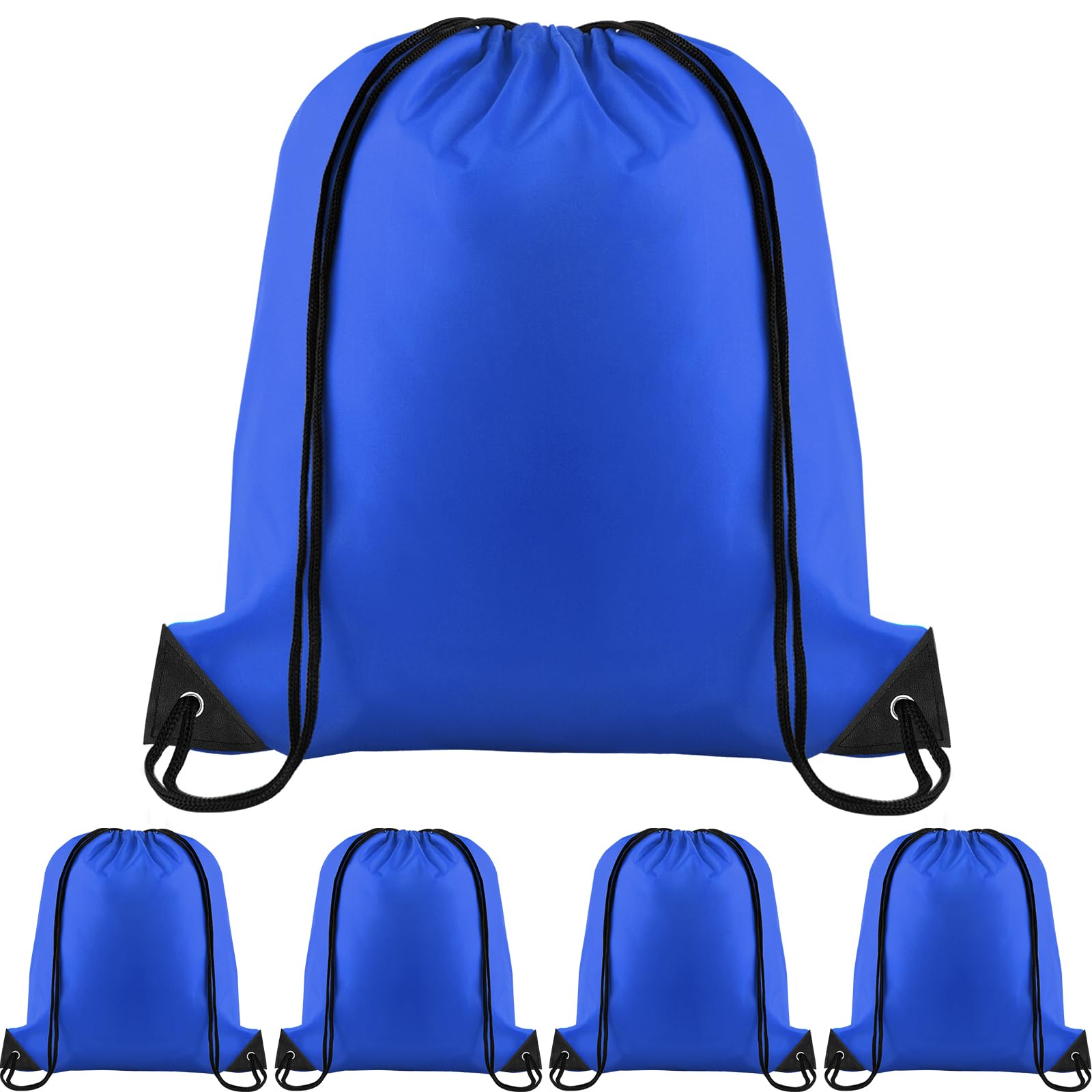TUPARKA 5 Pack Drawstring Backpacks - Gym & Travel Sports Bags for Storage