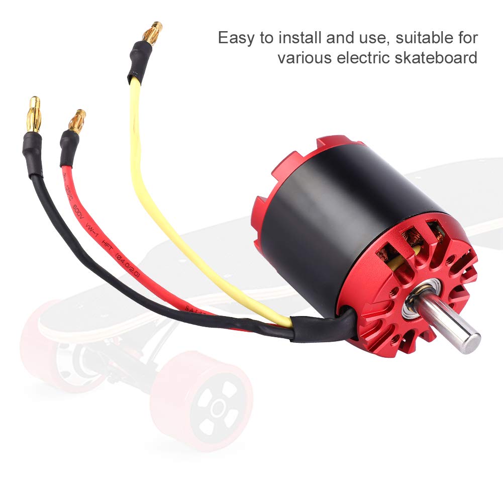 270KV Waterproof Dustproof Sensorless Brushless Motor - High Power Electric Skateboard Hub for E-Bike, Scooter & DIY Projects | Perfect for Off-Road, Commuting & Urban Mobility