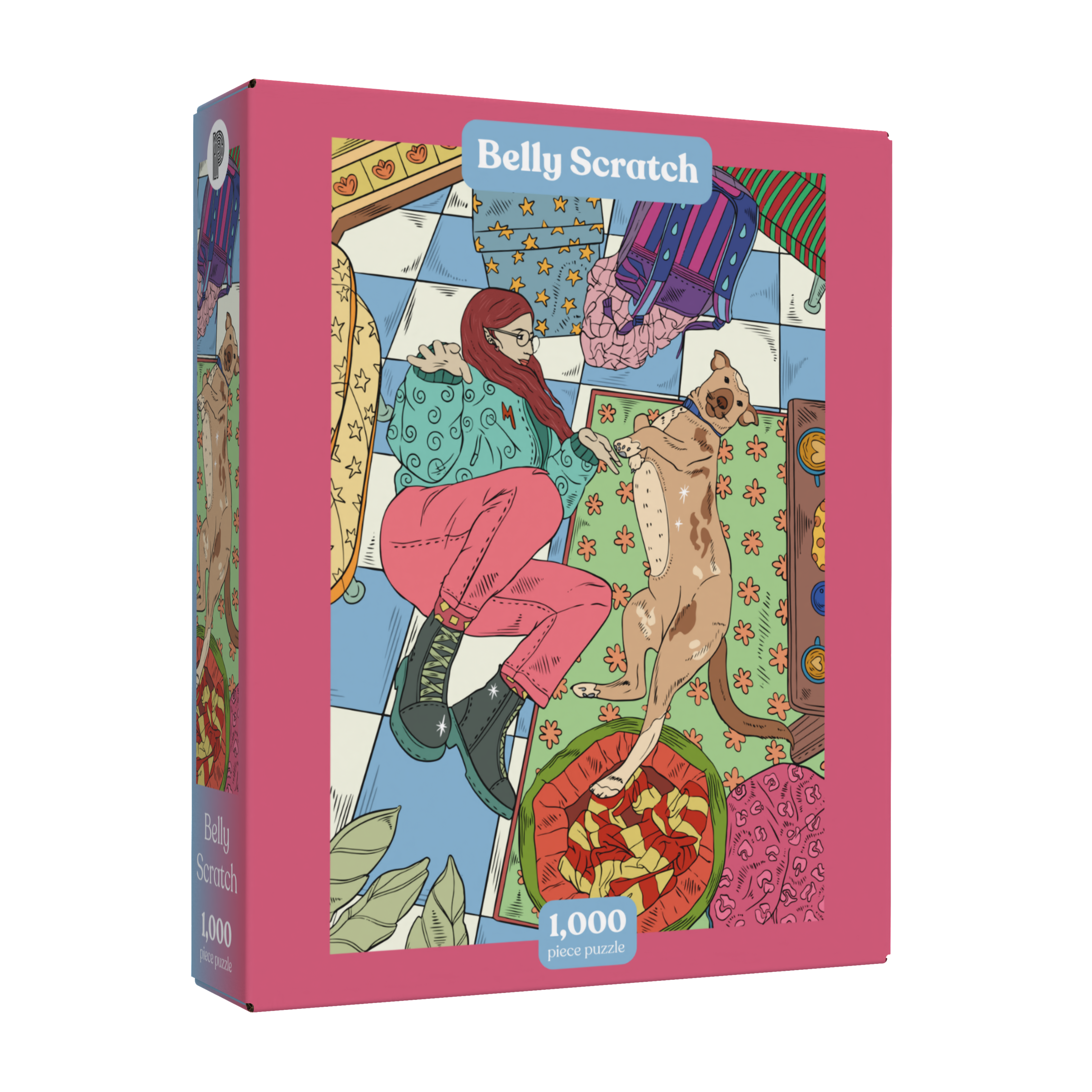 Belly Scratch - 1000 Piece Jigsaw Puzzle for Adults & Teens | Fun Family Game Night Activity | Relaxing Puzzle Challenge for Home & Office Decor