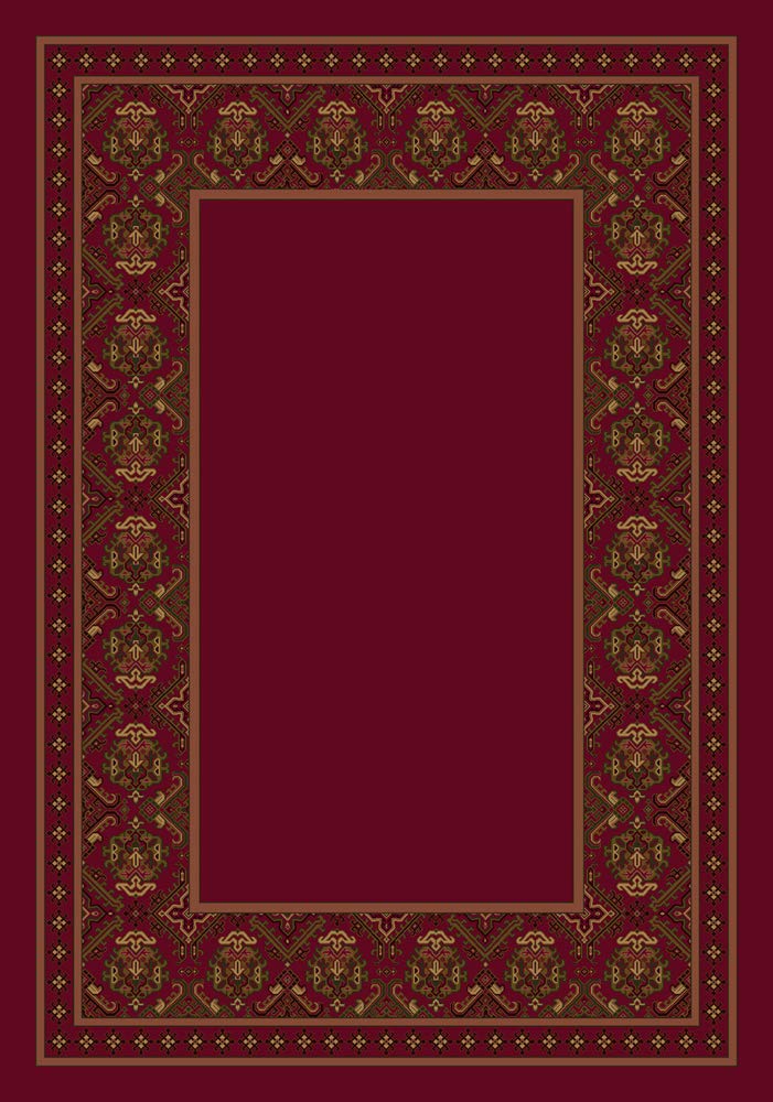 Authentic Turkoman Brick Design Runner Rug 2'4