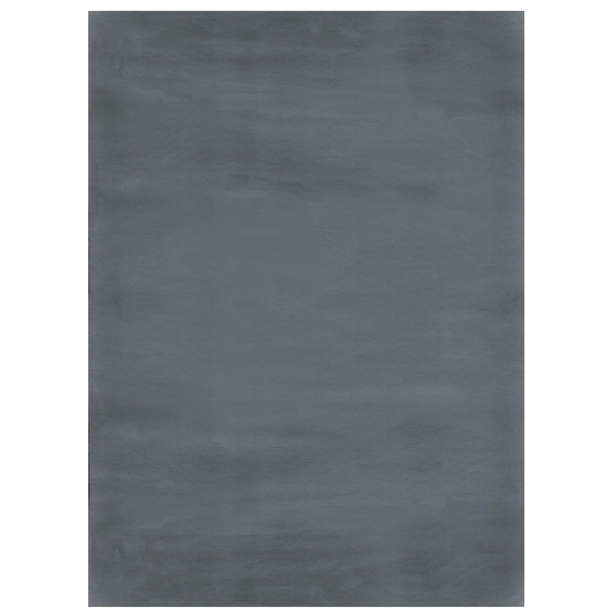 Luxury Faux Fur Shaggy Area Rug 5' x 7' - Soft Plush Non-Slip Carpet for Living Room, Nursery, Kids Room - Modern Home Decor in Dark Gray - Perfect for Cozy Floor Seating & Play Areas