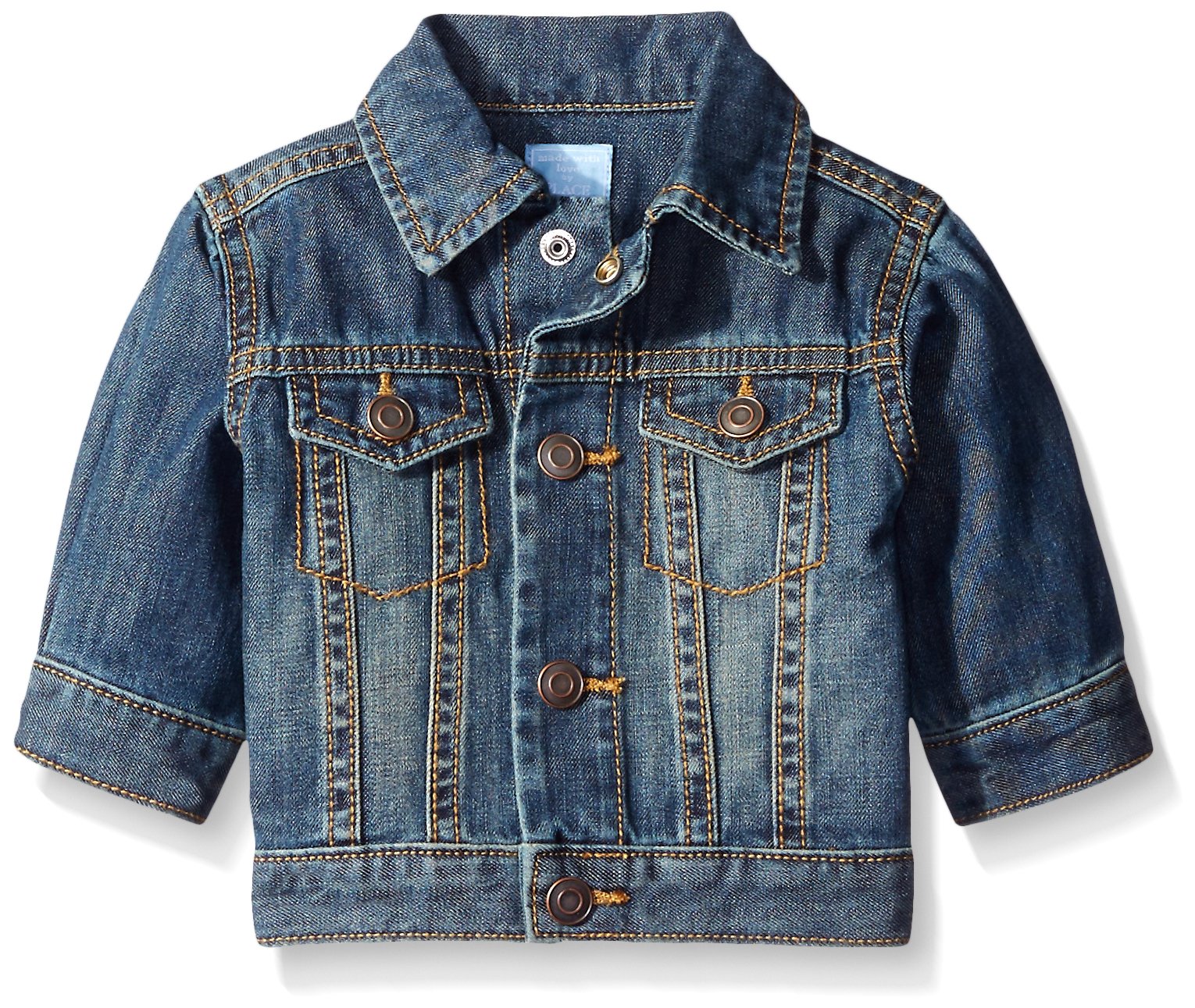 The Children's Place Baby Boys' & Toddler Denim Jacket - Soft & Durable for Playdates & Outdoor Adventures