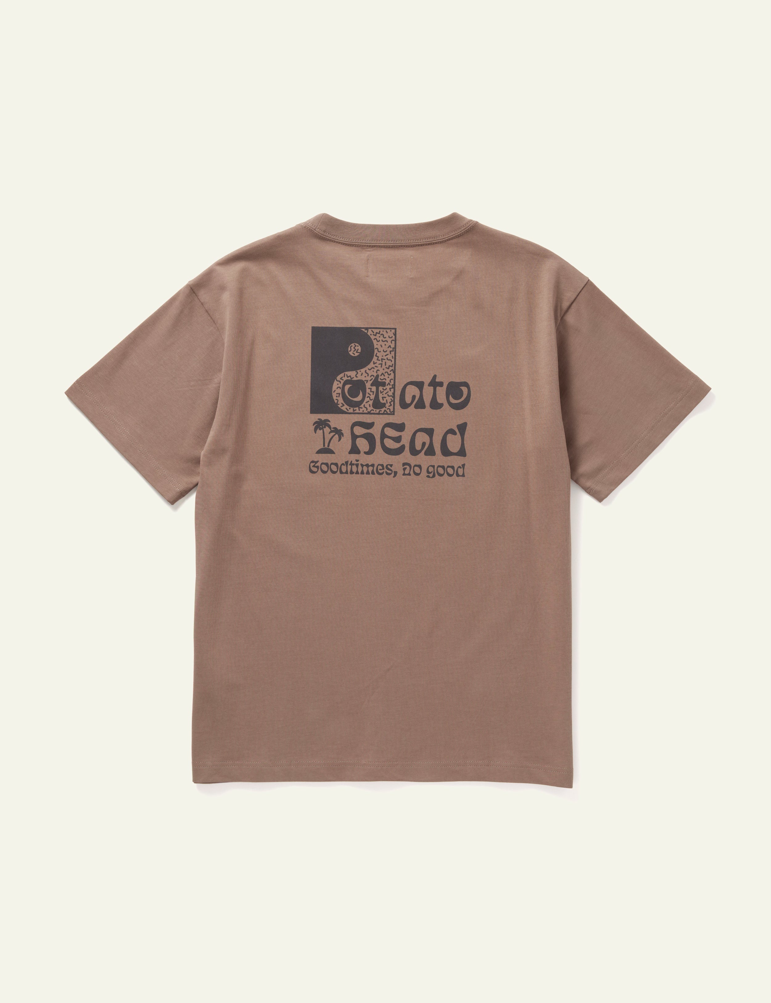 Ki Ai Short Sleeve Printed T-Shirt for Women - Soft Cotton Casual Tee (Brown) - Perfect for Summer Outfits, Beach Vacations & Everyday Wear