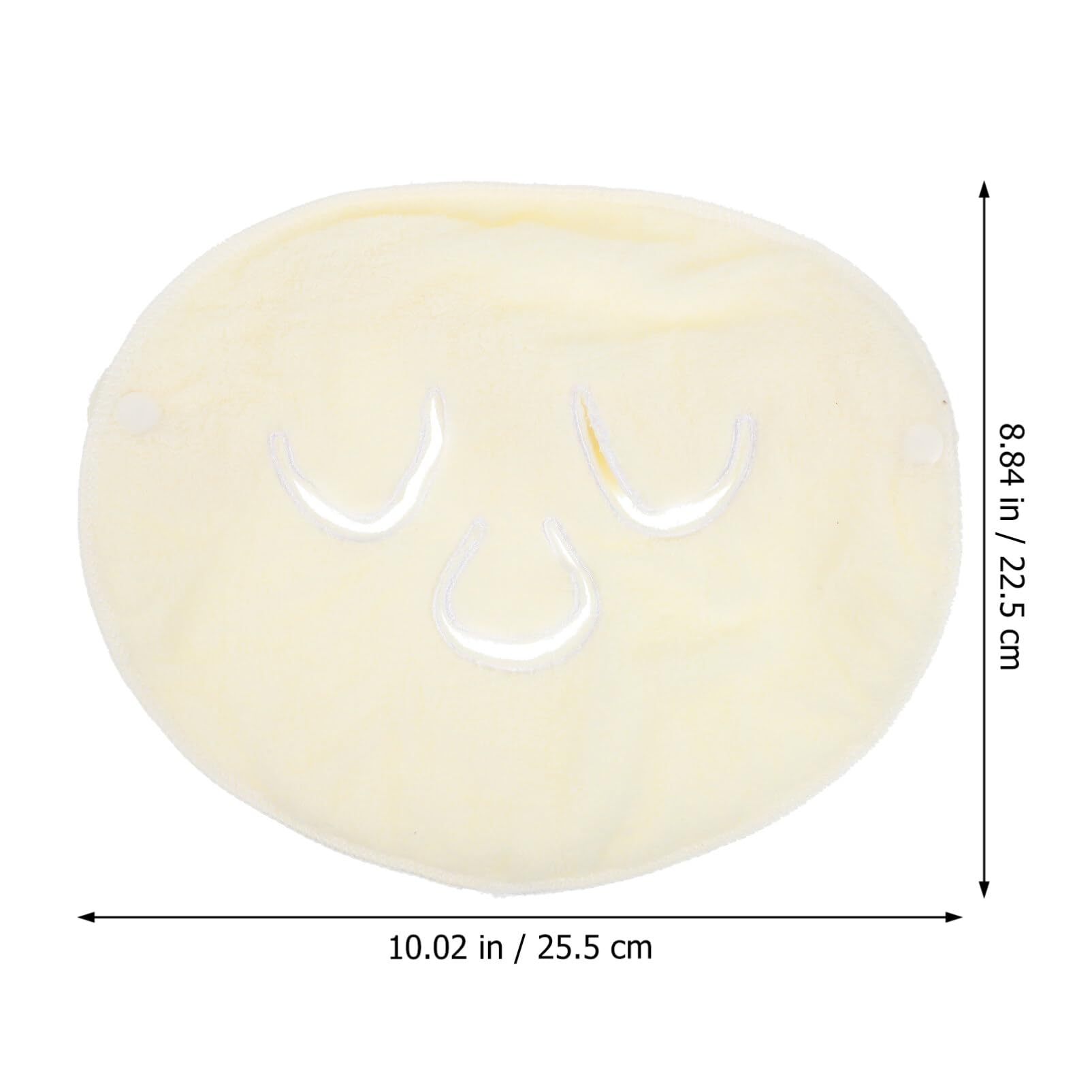 Beaupretty Soft Polyester Face Towel Mask for Women & Girls - Moisturizing Facial Steaming Towel for Spa, Skincare & Beauty Routine at Home