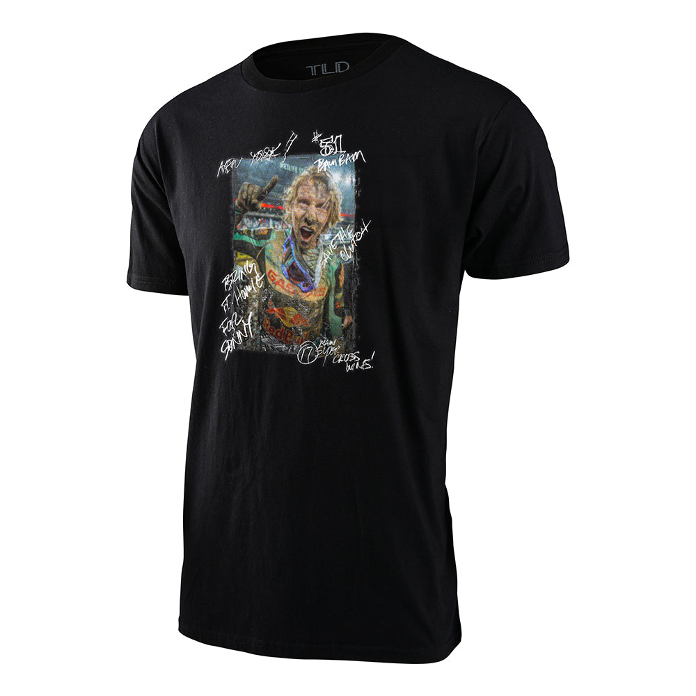 Bambam Win Black Short Sleeve T-Shirt for Men - Casual Comfort Fit Cotton Tee for Everyday Wear, Street Style & Summer Outfits