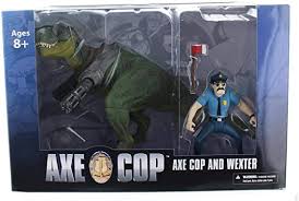 Axe Cop & Wexter - Premium Action Figures for Collectors | Perfect for Display, Gifts, and Comic Book Enthusiasts