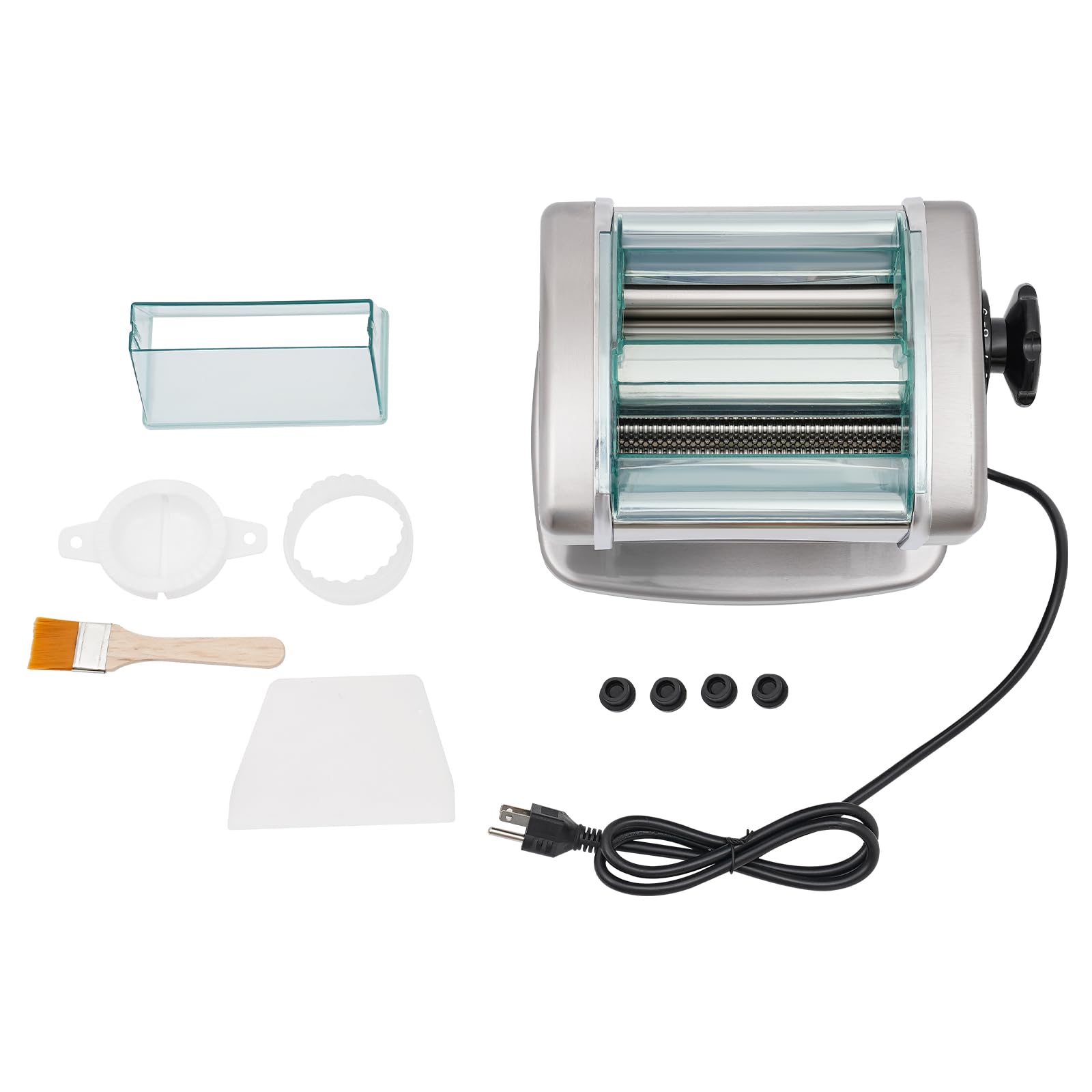 Commercial Electric Pasta Maker Machine - Automatic Noodle Press & Cutter for Spaghetti, Lasagna, Fettuccini, Dumplings (Includes 1 Blade) - Perfect for Restaurants, Home Kitchens & Italian Cuisine Lovers