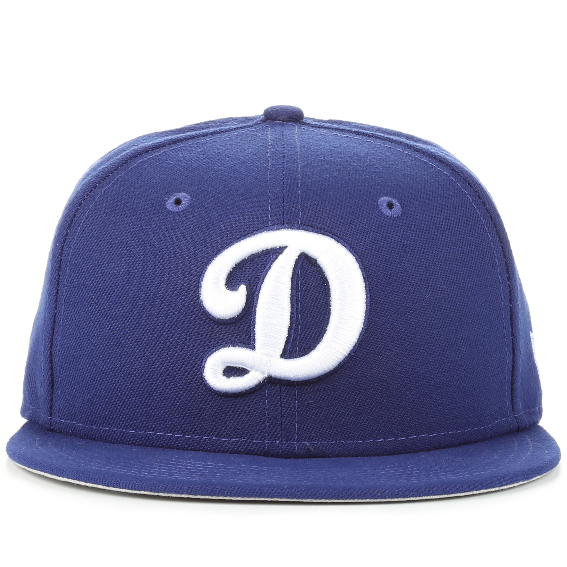 New Era 59Fifty MLB Basic Fitted Cap - Los Angeles Dodgers Dry D/Blue Baseball Hat for Men & Women - Perfect for Games, Sports & Casual Wear