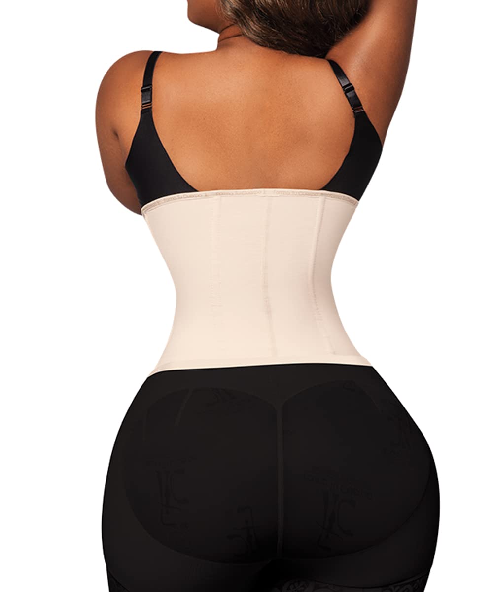 Waist Trainer for Women - Corset Shapewear & Hourglass Faja Body Shaper - Slimming Waist Cincher for Tummy Control - Perfect for Workouts, Postpartum & Special Occasions