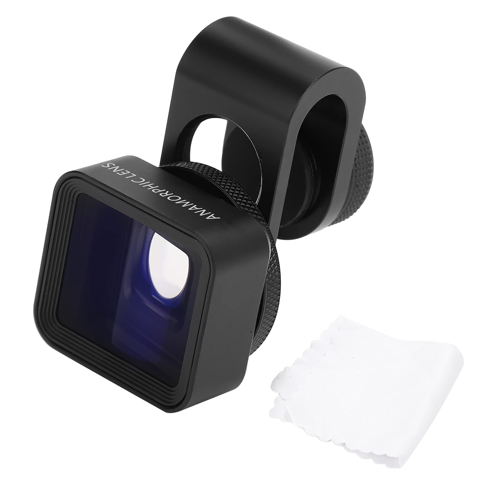 1.33X Anamorphic Lens for iPhone & Android - Universal Wide Screen Filmmaking Lens for Cinematic Video Creation - Perfect for Vlogging, Travel Videos and Professional Mobile Filmmaking
