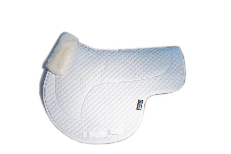 Fleeceworks Therawool XC Pad with Perfect Balance Technology - Breathable & Supportive Horse Saddle Pad for Riding, Training & Show Jumping