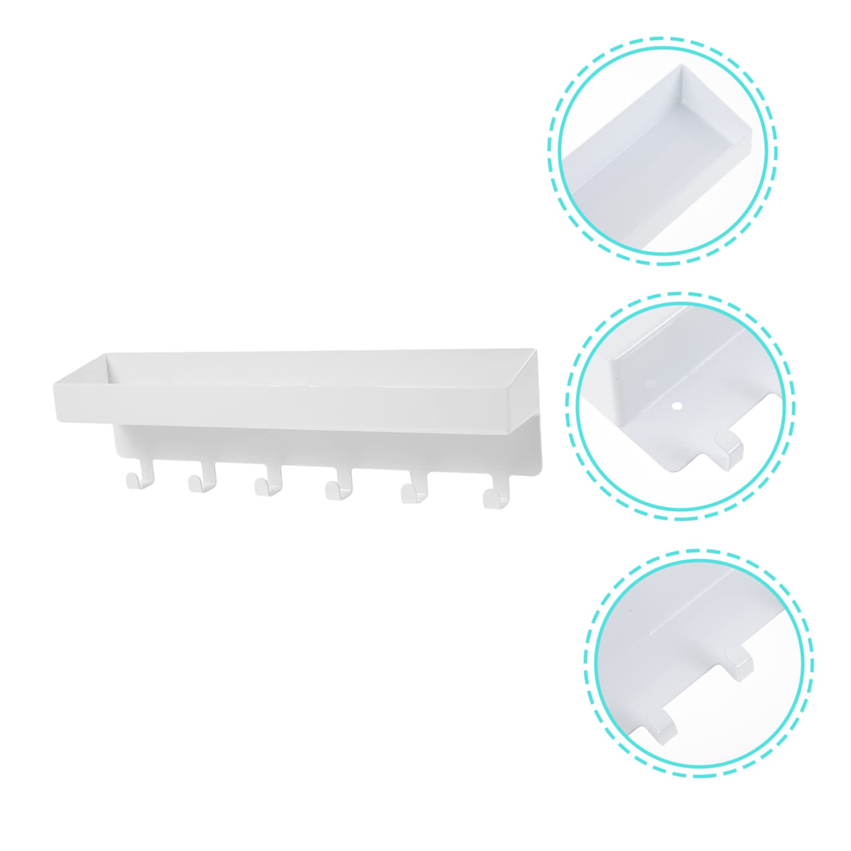 BESPORTBLE Wall-Mounted Medal Display Rack - Sports Award Hanger for Gymnastics Medals with Ribbon Storage - Perfect for Trophy Room, Bedroom Decor & Athletic Achievement Showcase
