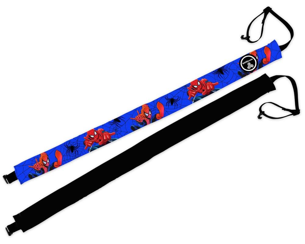 Superhero Design Women's Adjustable Elastic Headbands - Non-Slip Velvet Lined 1 Inch Headband for Workouts, Sports & Fashion Accessories - Perfect for Running, Yoga, Gym & Everyday Style (Small)