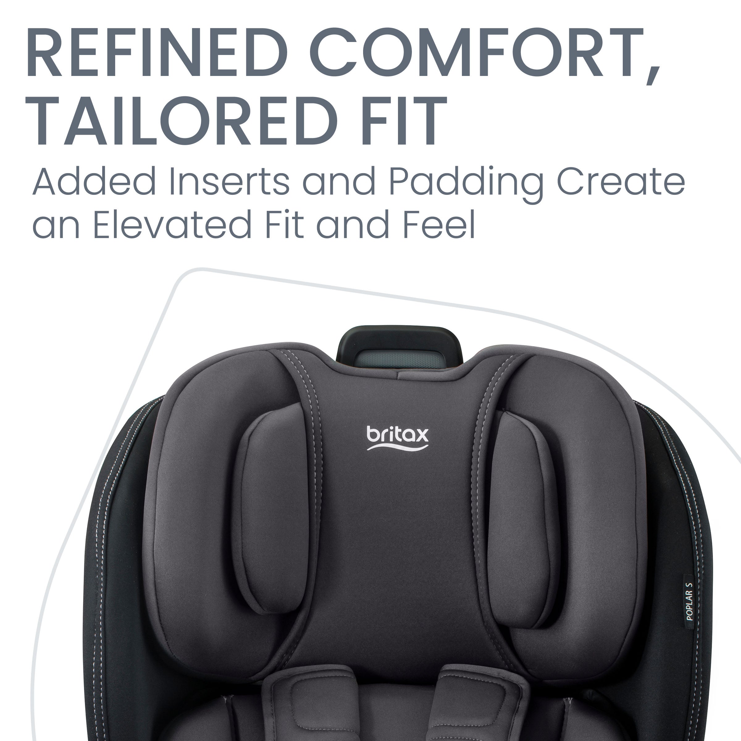 Britax Poplar S Convertible Car Seat - Slim 17 Design with ClickTight Technology | Safe & Comfortable for Infants to Toddlers | Perfect for Compact Cars, Travel & Everyday Use