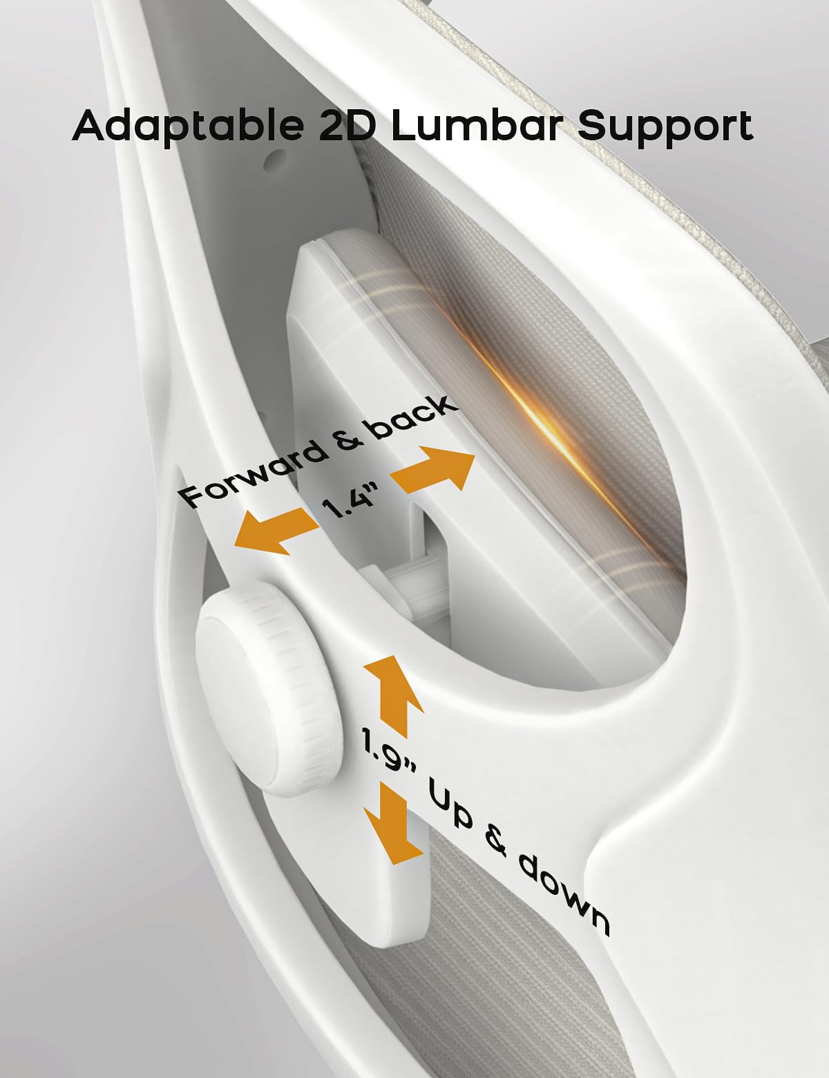 Ergonomic Drafting Chair with Flip-Up Armrests & Adjustable Footrest - Tall Office Chair for Standing Desk - Comfortable Lumbar Support - White-Gray - Perfect for Architects, Artists & Home Office Workspaces