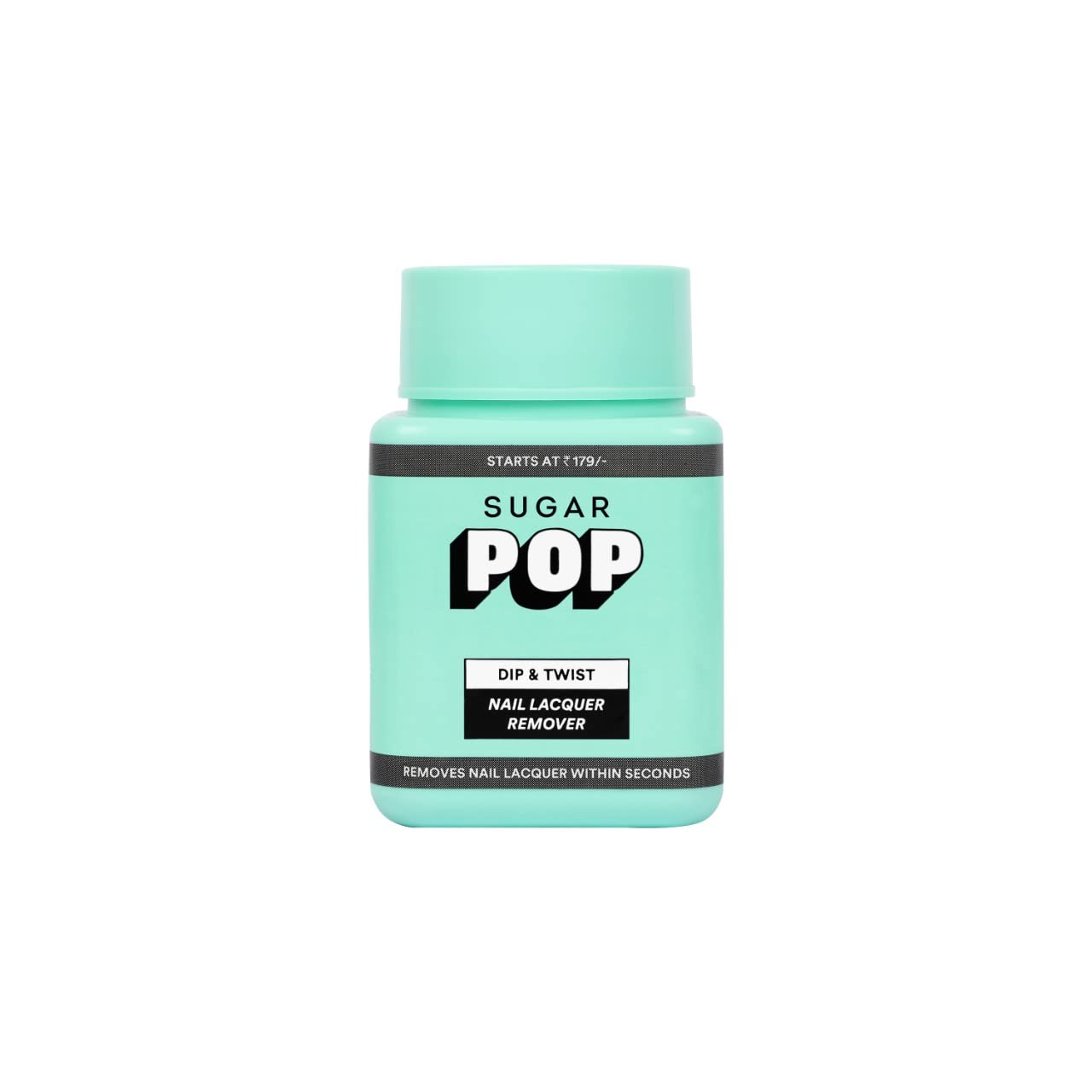SUGAR POP Dip & Twist Nail Polish Remover with Vitamin E, Almond Oil & Jojoba Oil | Acetone-Free Formula | Gentle on Nails | Prevents Cracking & Peeling | 60ml | Perfect for At-Home Manicures & Nail Care