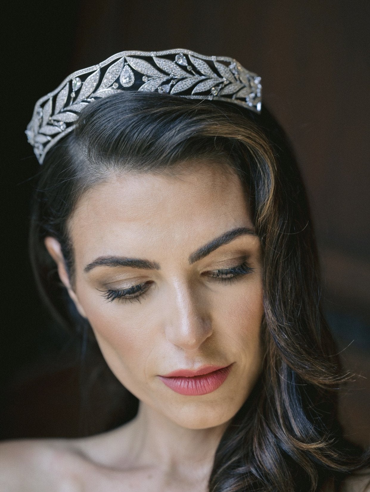 LILIAN Bandeau Tiara - Elegant Rhinestone Headband for Women | Perfect for Weddings, Prom, Bridal Shower & Special Occasions