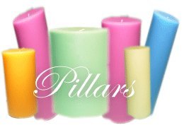 Premium Rose Scented Pillar Candle - 3x3 Inches - Handmade Soy Wax for Home Decor, Romantic Dinners & Spa Relaxation