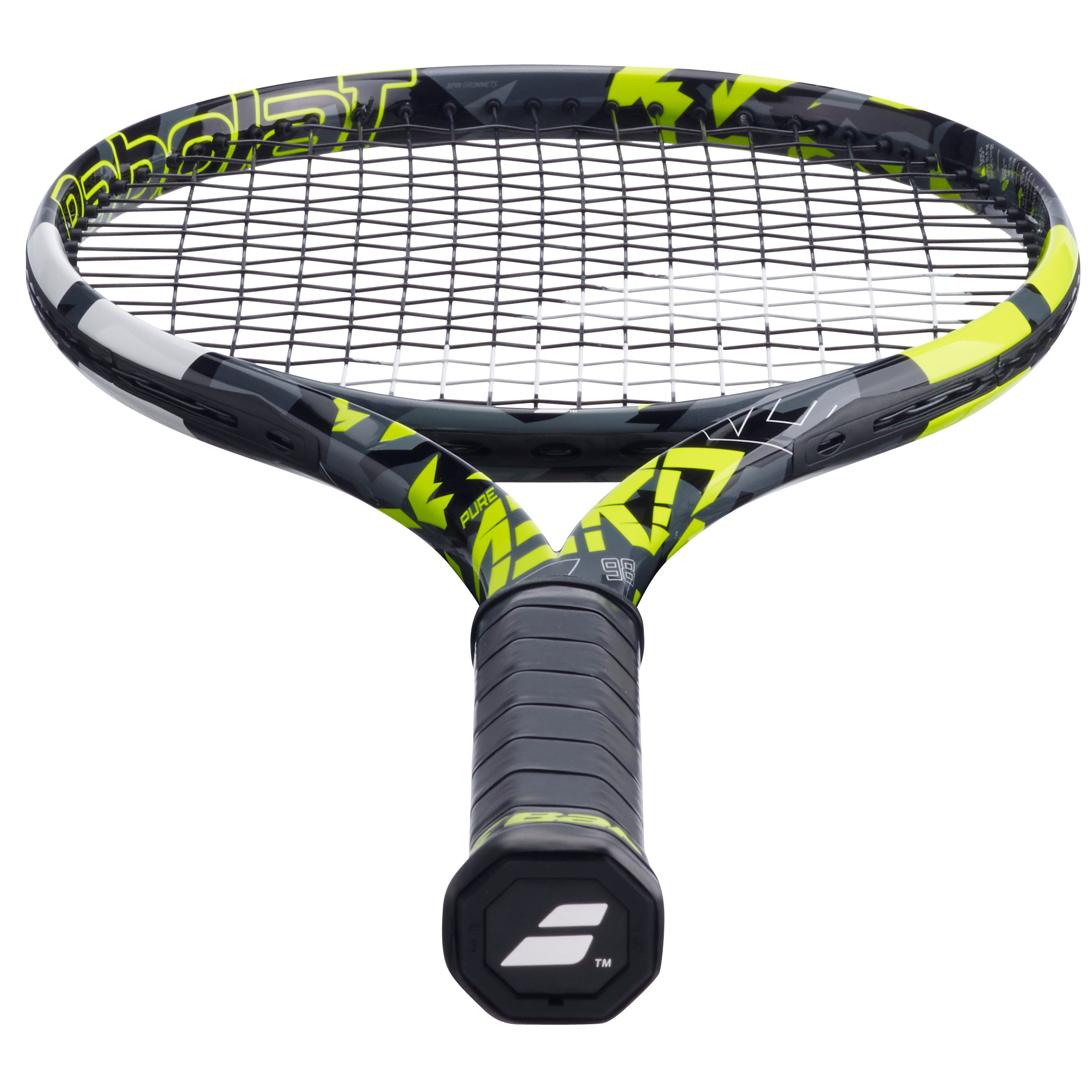 Babolat Pure Aero 98 Tennis Racket - Professional Carbon Fiber Tennis Racquet for Men & Women | Perfect for Competitive Play & Training Sessions