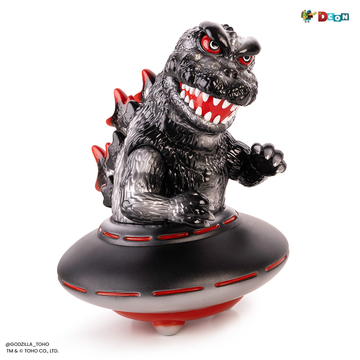 Godzilla UFO Soft Vinyl Figure - Xilien Black (Designer Con Exclusive) | Collectible Japanese Kaiju Toy for Display & Gifts | Perfect for Anime Fans & Pop Culture Collectors