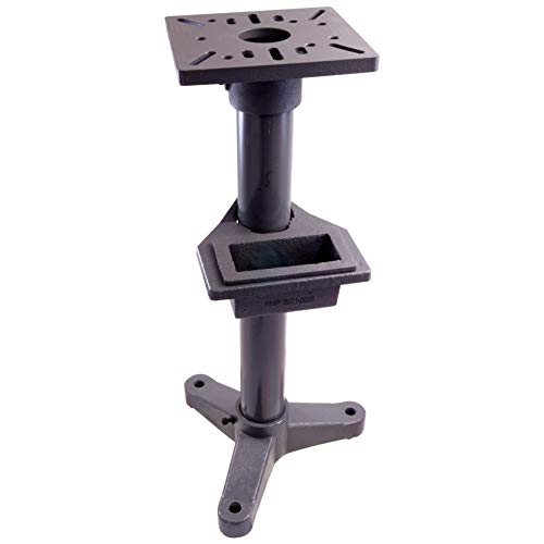 Heavy Duty Bench Grinder Stand - HHIP 8071-0035 | Stable Support for 6-8 Inch Grinders | Perfect for Metalworking, Woodworking & DIY Projects in Home Workshops & Garages
