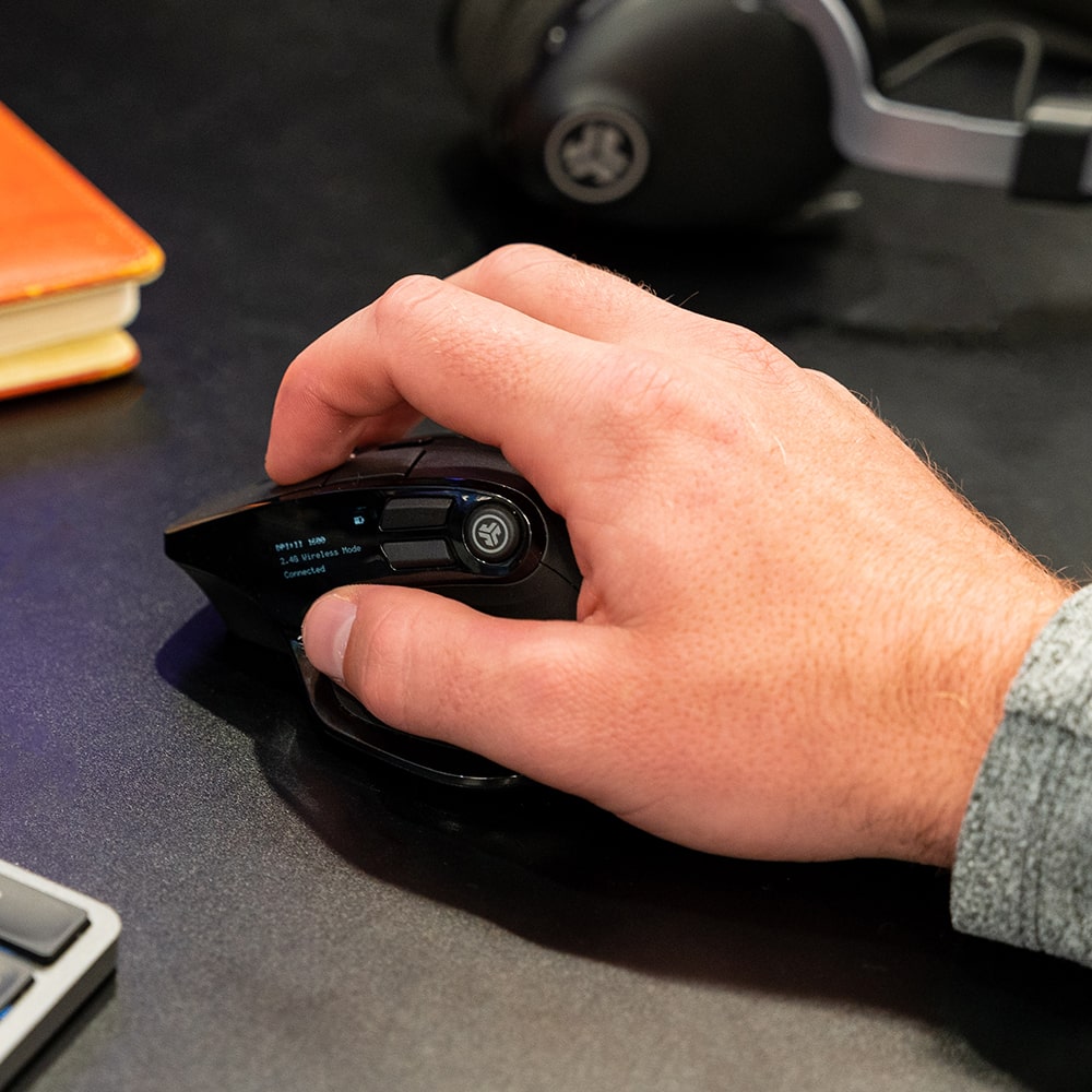JLab Epic Wireless Keyboard and Mouse Combo - Ergonomic Design for Home, Office, and Gaming Use